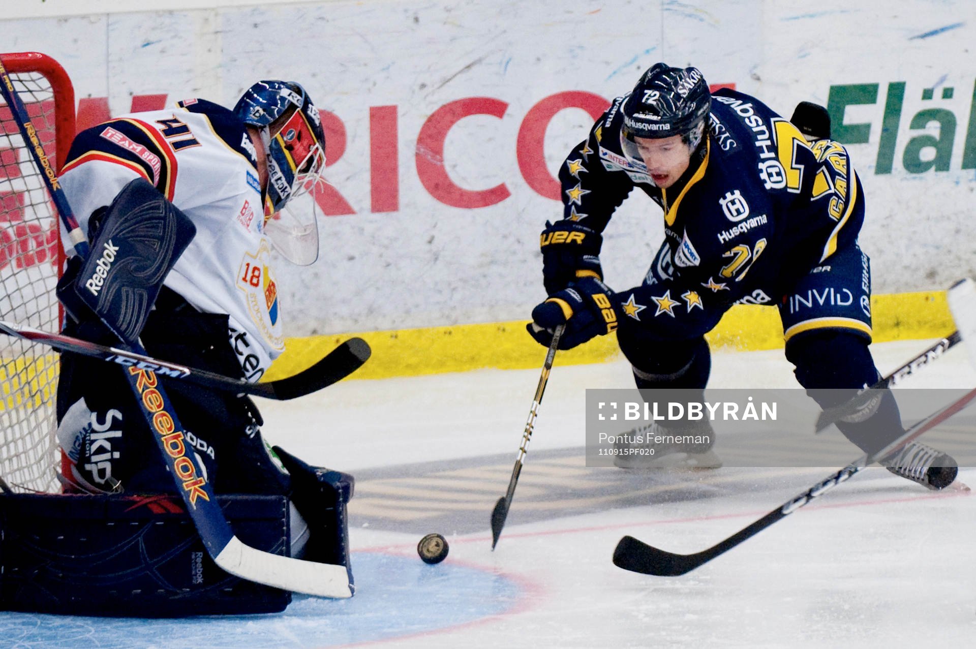 Gustaf Wesslau, målvakt, Djurgården, Patrik Carlsson, Hv71