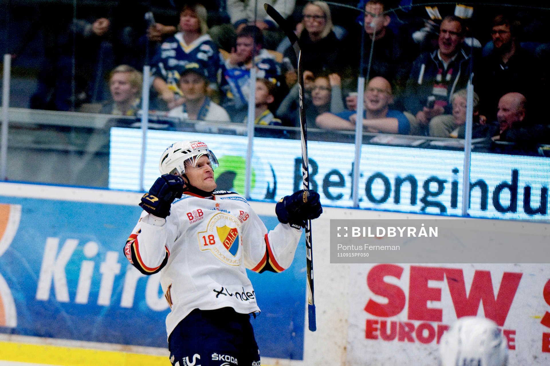 Mathias Tjärnqvist, Djurgården, jubel, 1-0