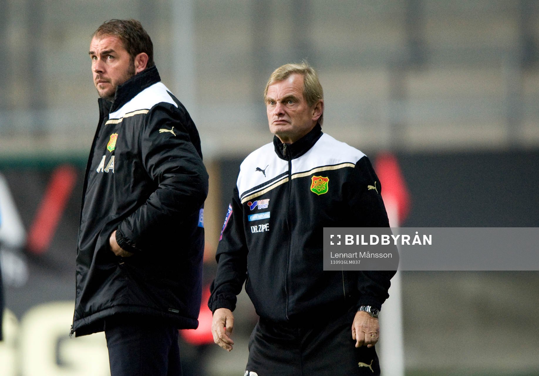 Alexander Axén och Kjell Pettersson, tränare