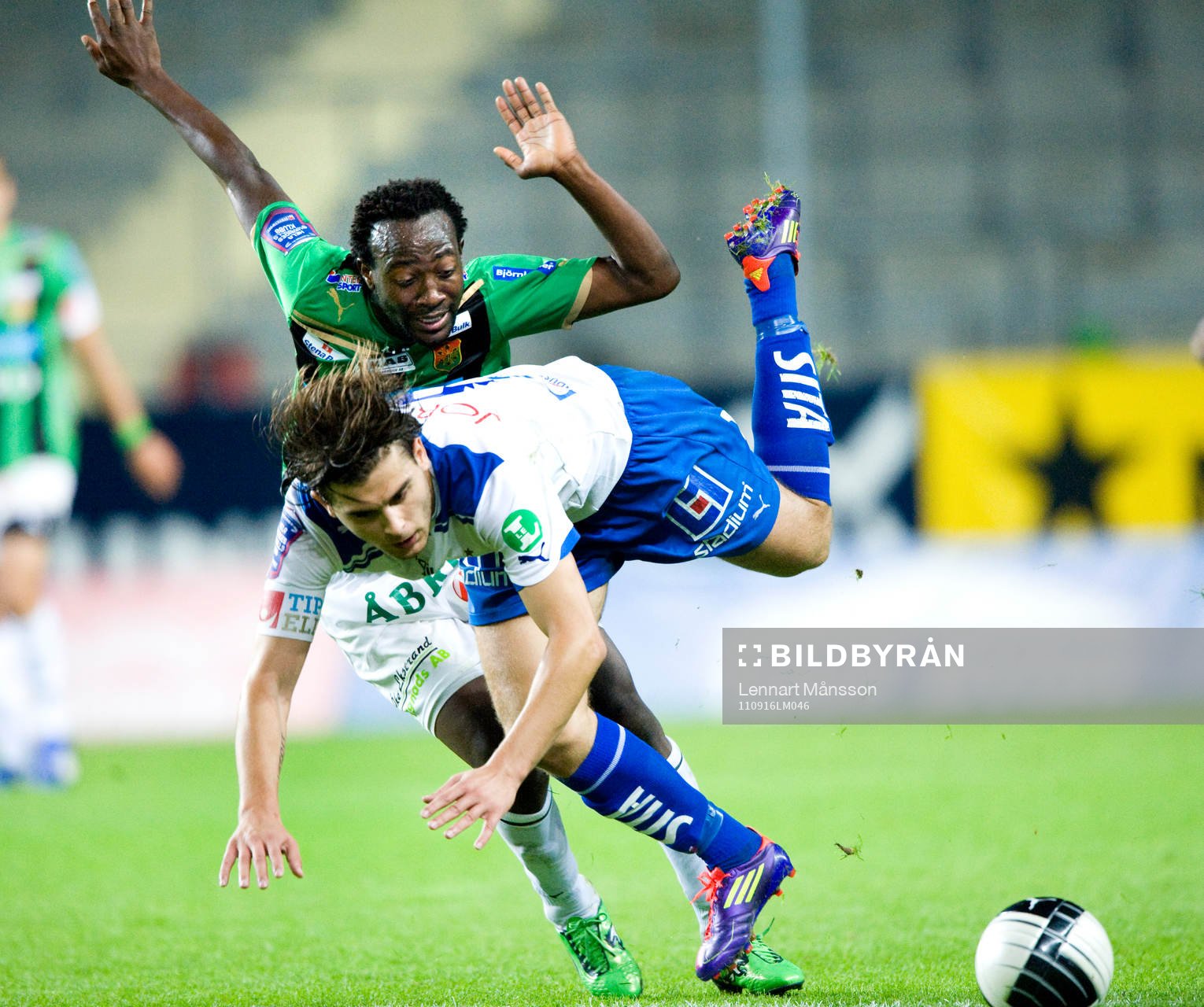 Reuben Ayarna, Gais, fäller Astrit Ajdarevic, Norrköping