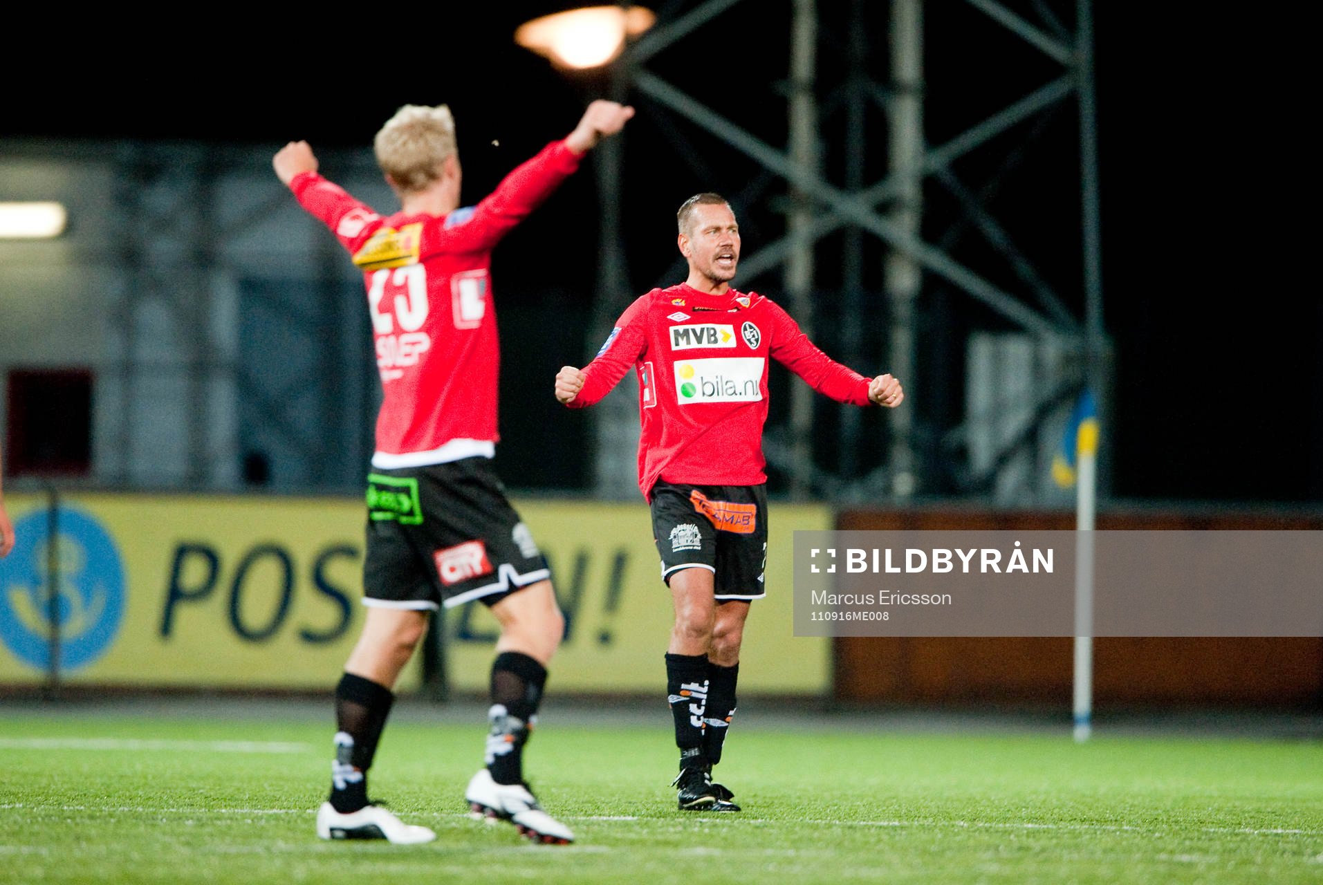 Landskronas Marcus Lantz jubel på slutsignal