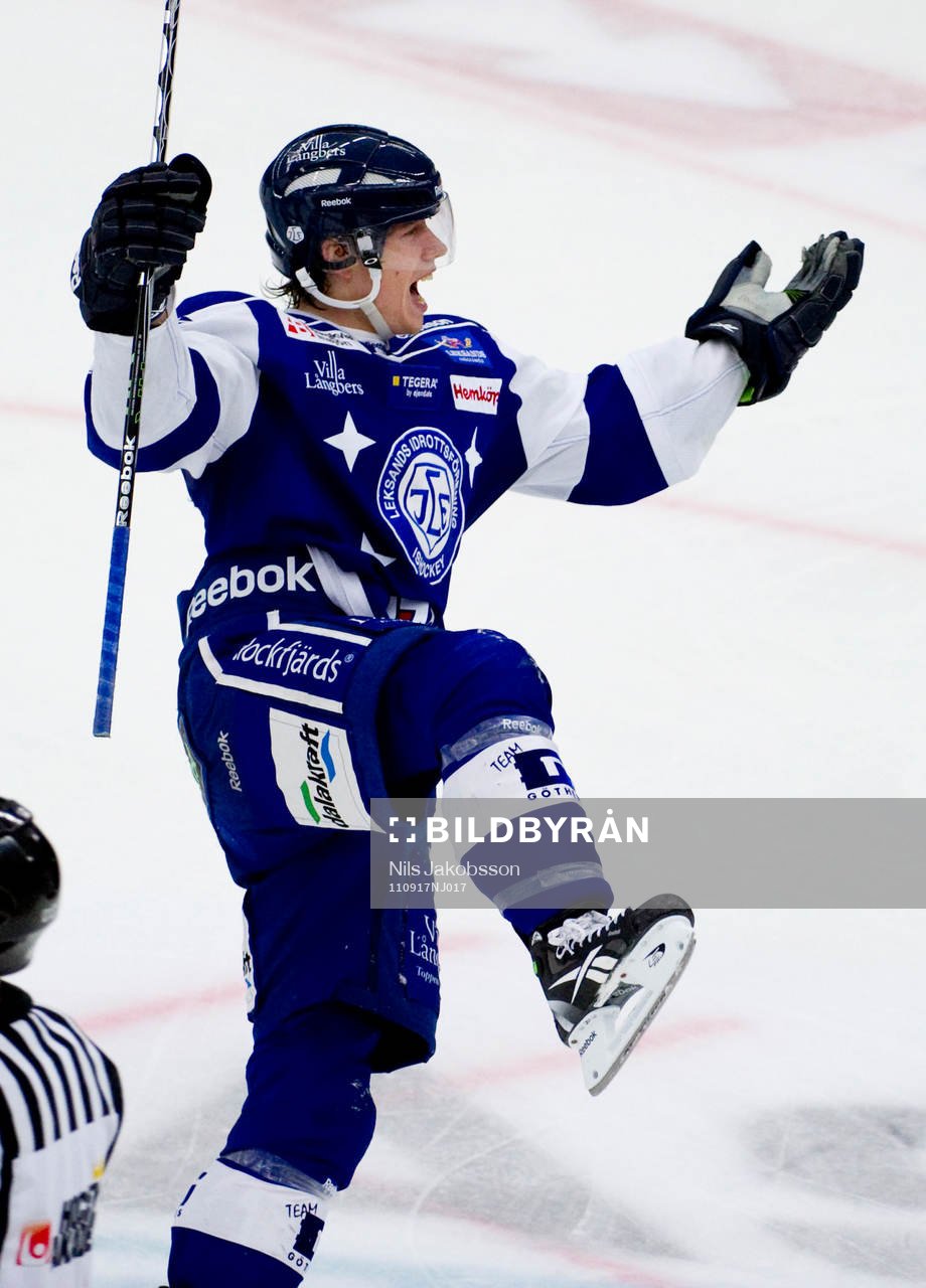 Michael Raffl, Leksand avgör i sudden. Jubel, glädje