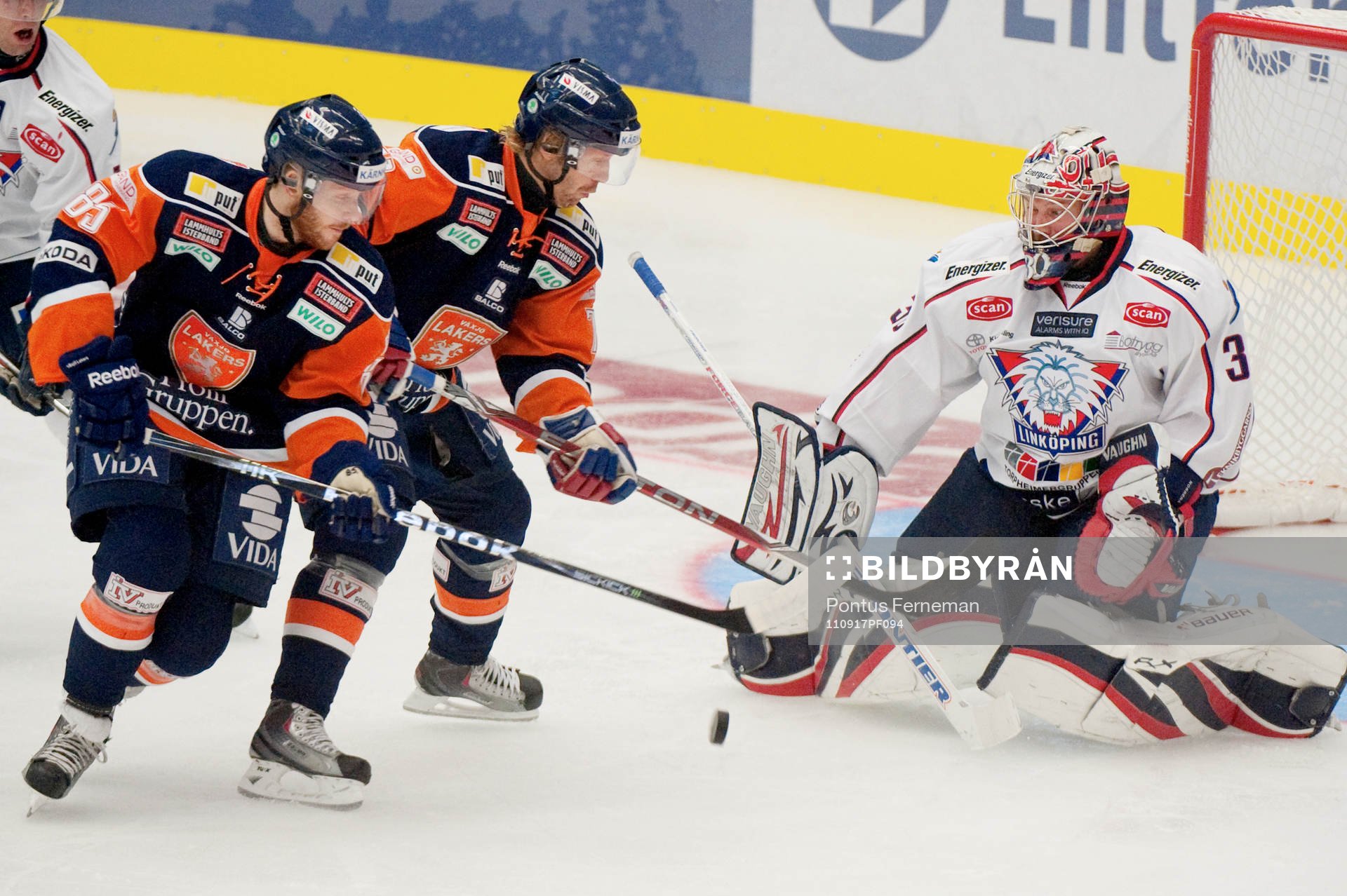 Liam Reddox, Tommi Kallio, Växjö, Fredrik Norrena,