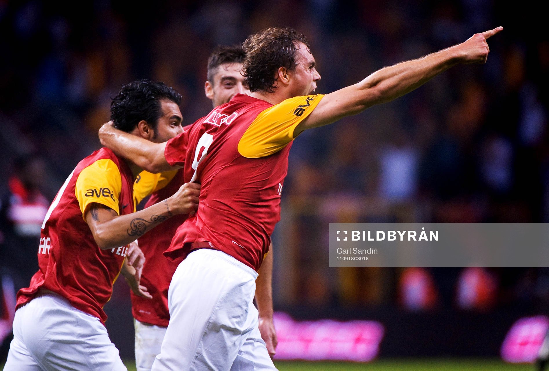Johan Elmander, Galatasaray, jubel