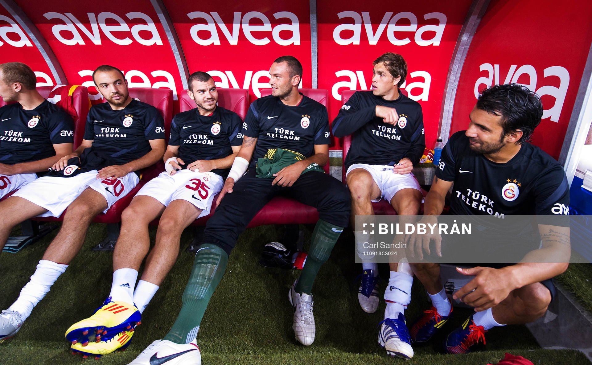 Galatasaray, bänk, Johan Elmander