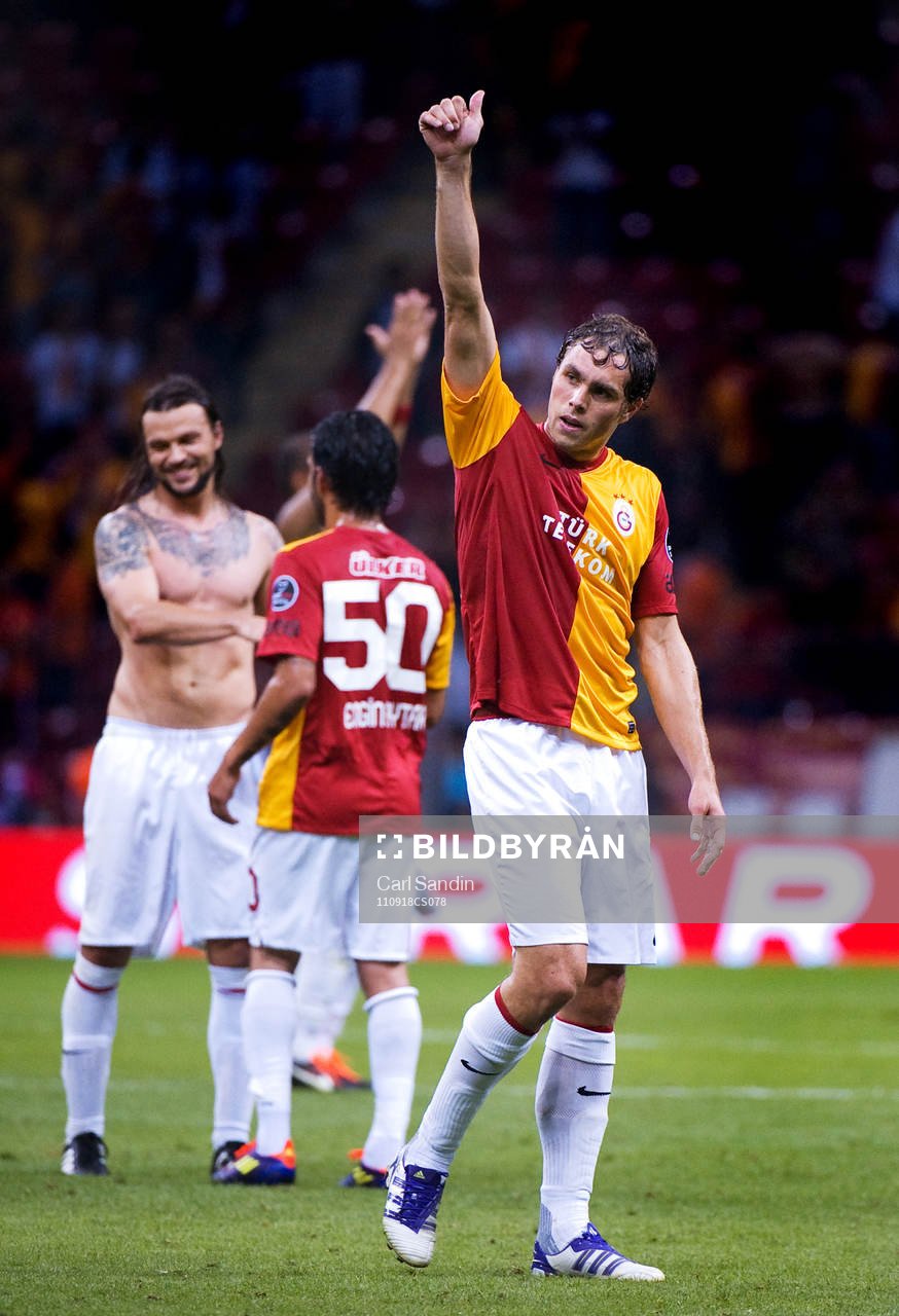 Johan Elmander, Galatasaray, tackar publiken