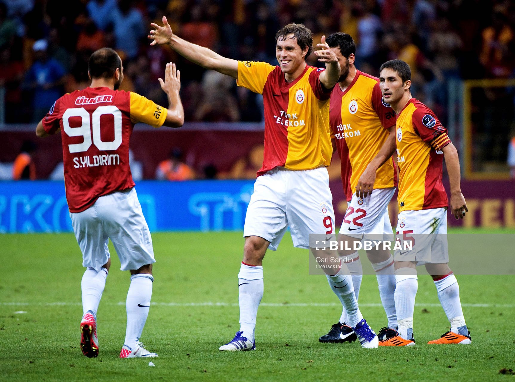 Johan Elmander, Galatasaray, jubel