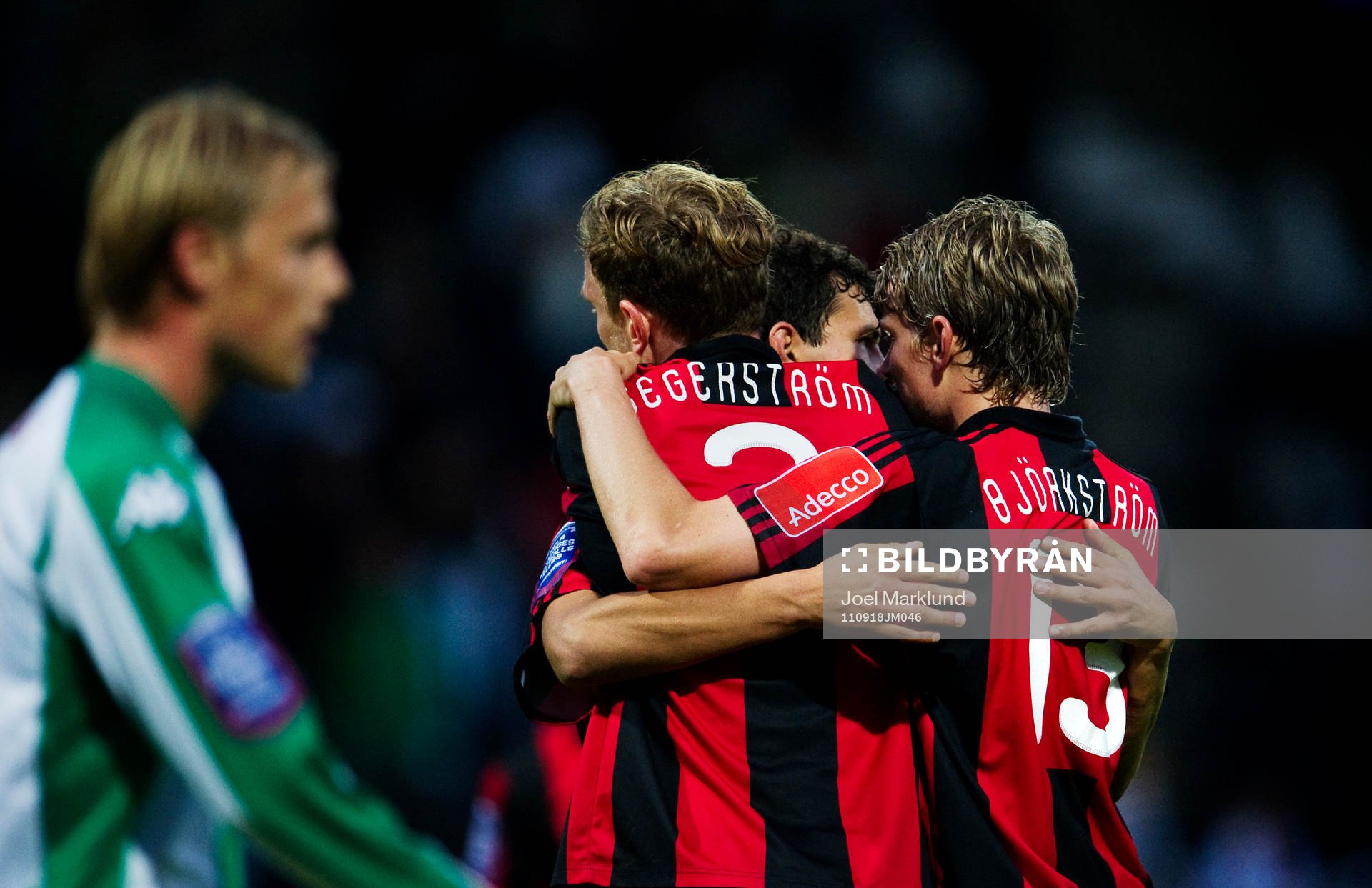 Pontus Segerström, Mauricio Albornoz och Tim Björkström,