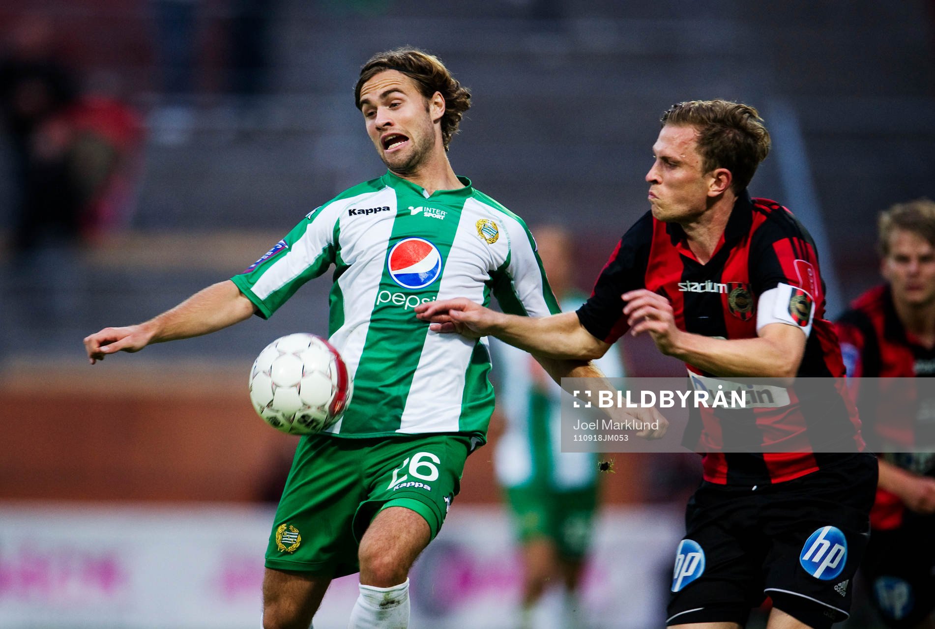 Simon Helg, Hammarby, och Pontus Segerström, Brommapojkarna