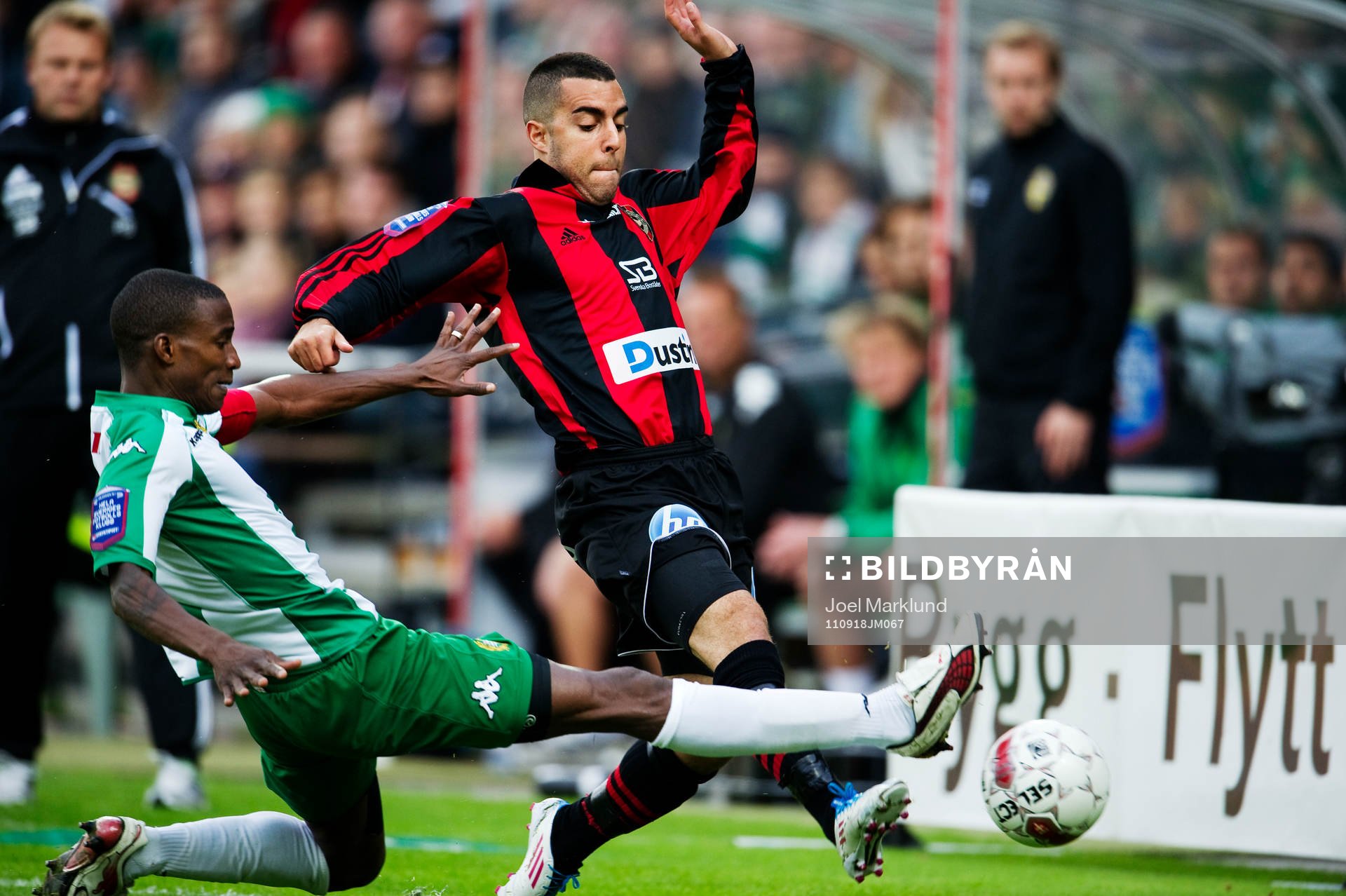 José Monteiro De Macedo, Hammarby, tacklar Dalil Benyahia,