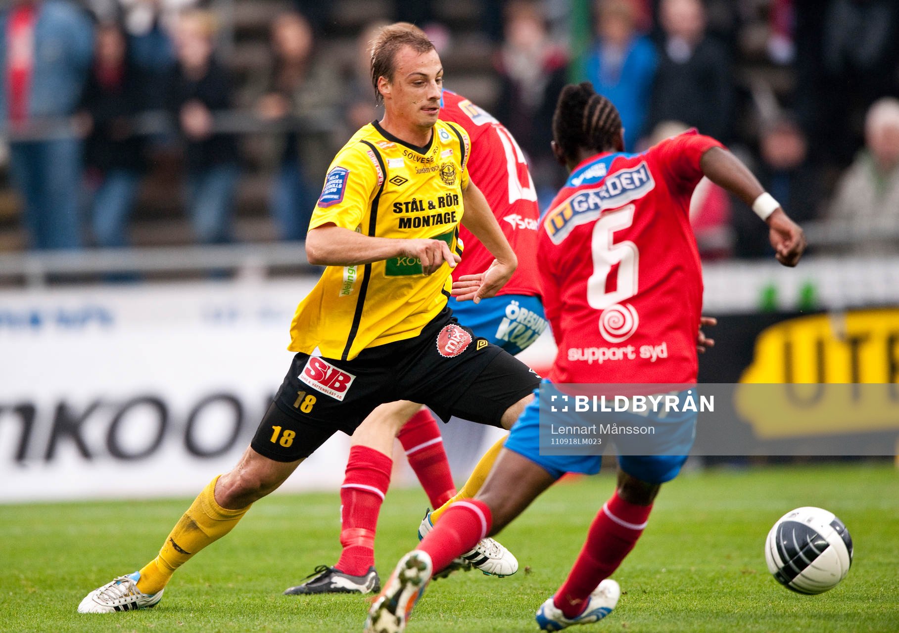 Pär Eriksson, Mjällby och May Mahlangu, Helsingborg