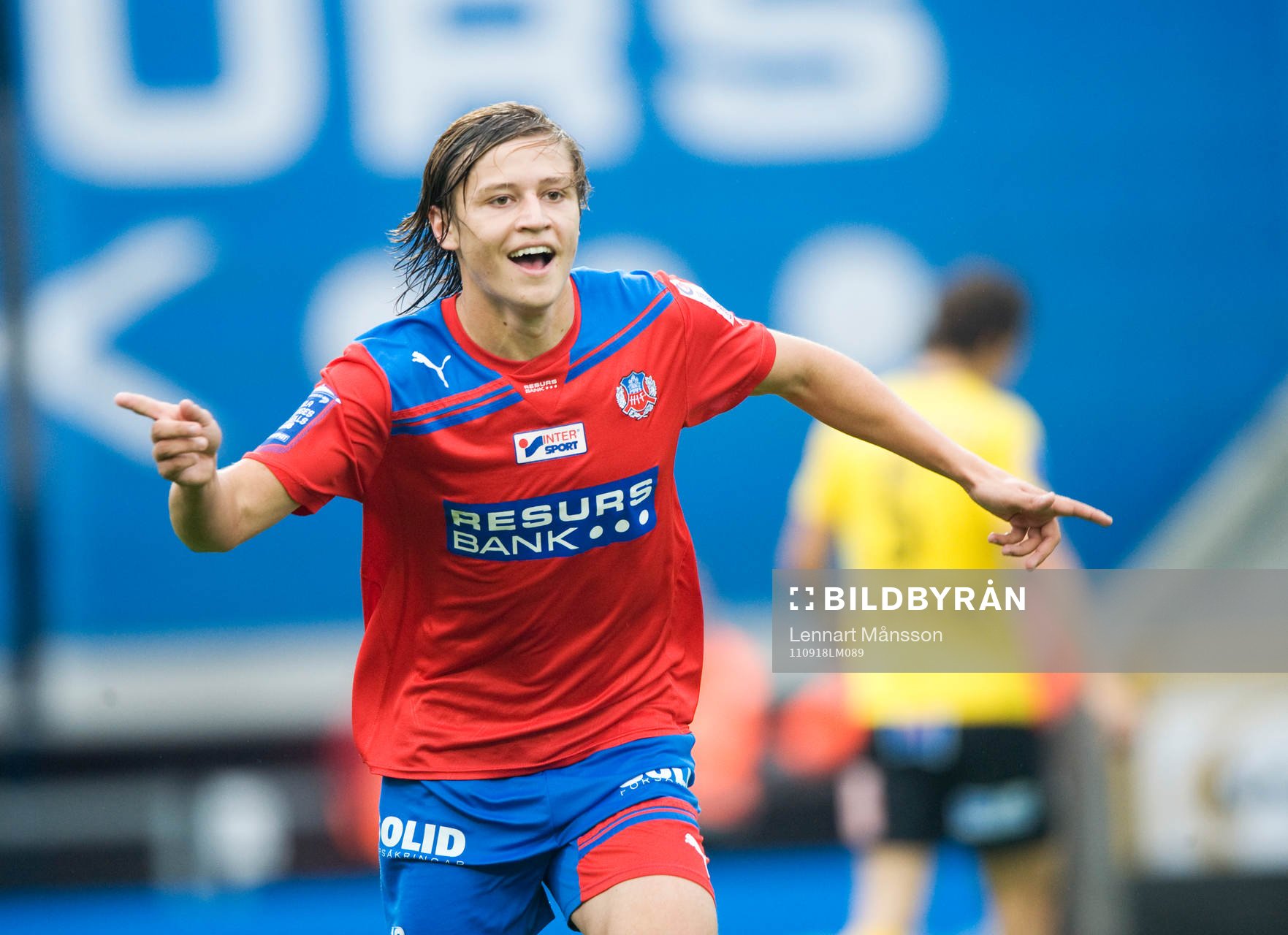 2-0, Simon Thern, Helsingborg, jubel. glädje