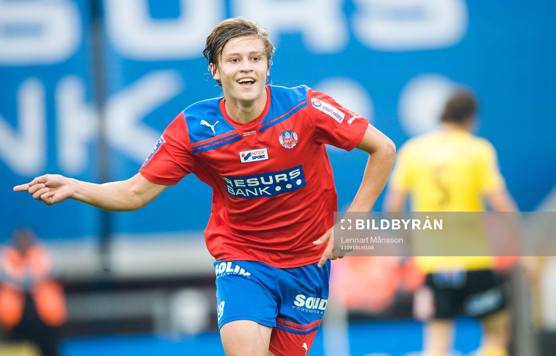2-0 Simon Thern, Helsingborg. Jubel