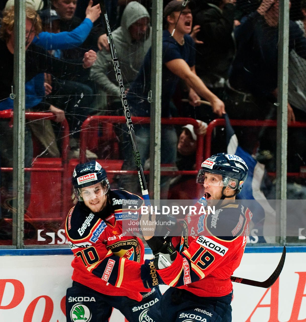 Mario Kempe och Jimmie Ölvestad, Djurgården, jubel