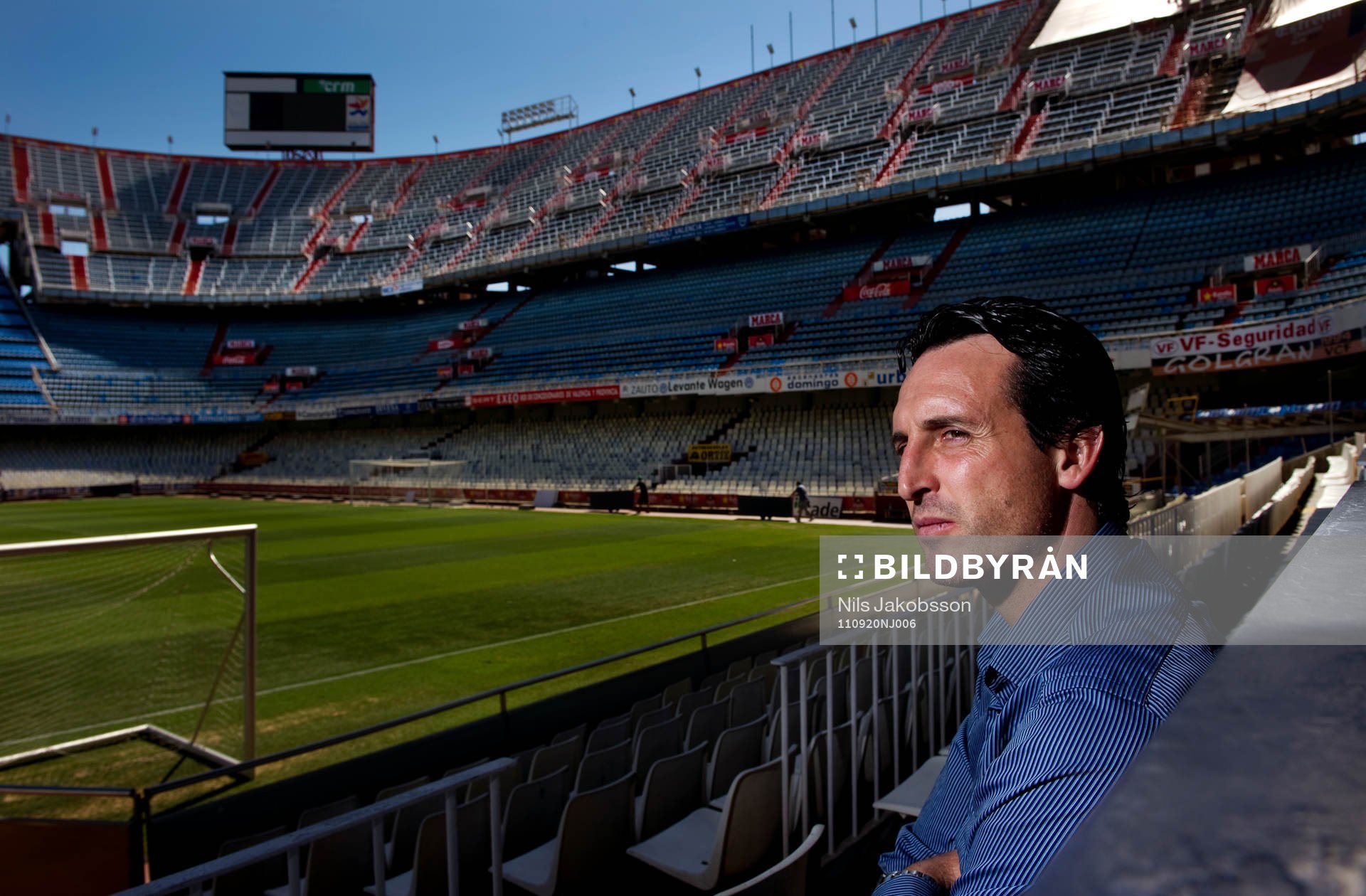 Unai Emery, tränare Valencia