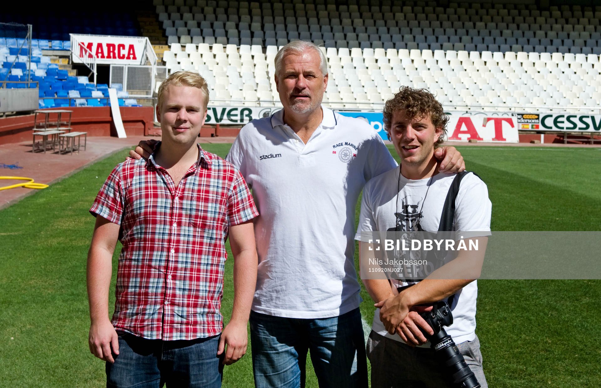 Sebastian Sundberg, Glenn Hysen, Nils Jakobsson på plas i