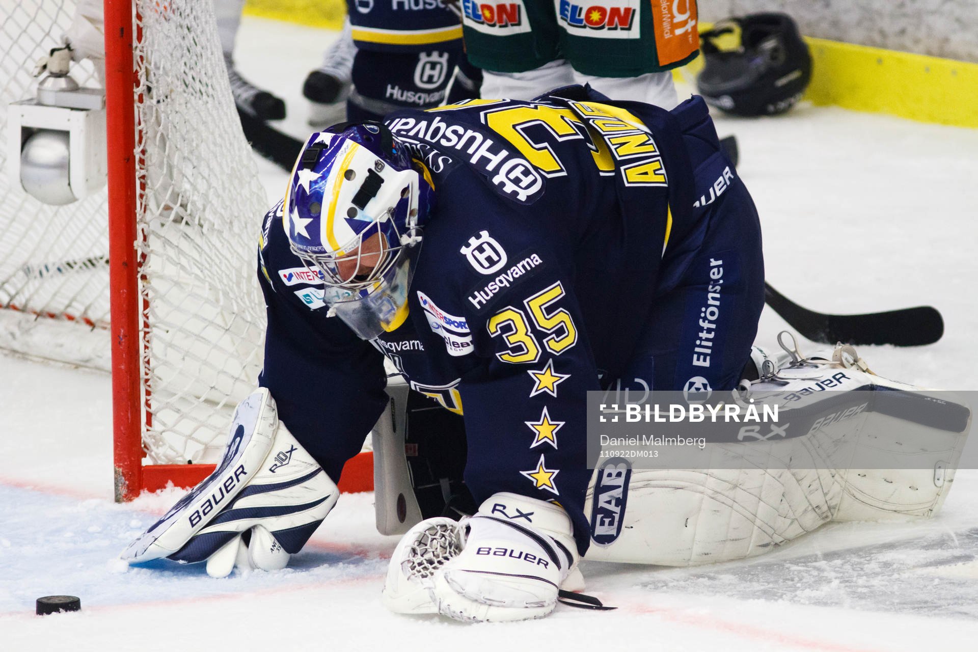 Andreas Andersson, målvakt, HV71 var tagen