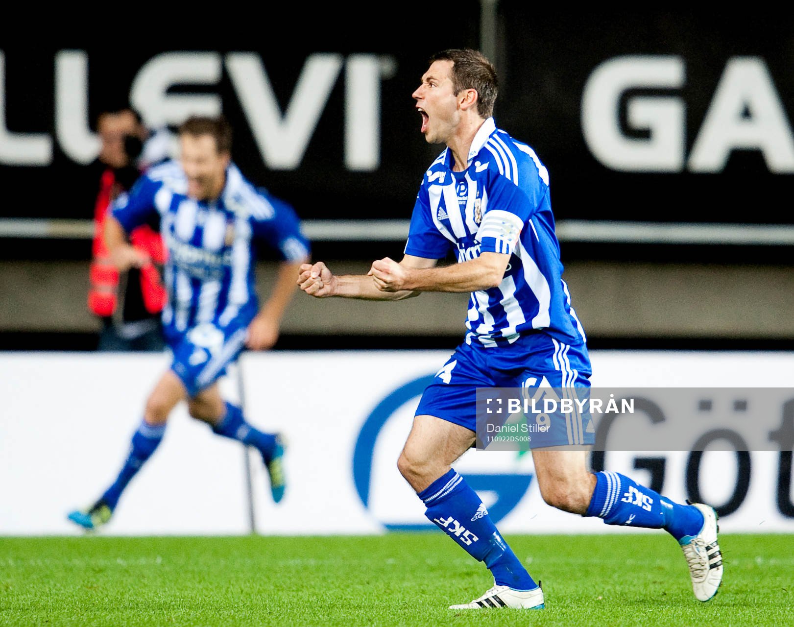 Stefan Selakovic, IFK Göteborg, gör 1-0, jubel