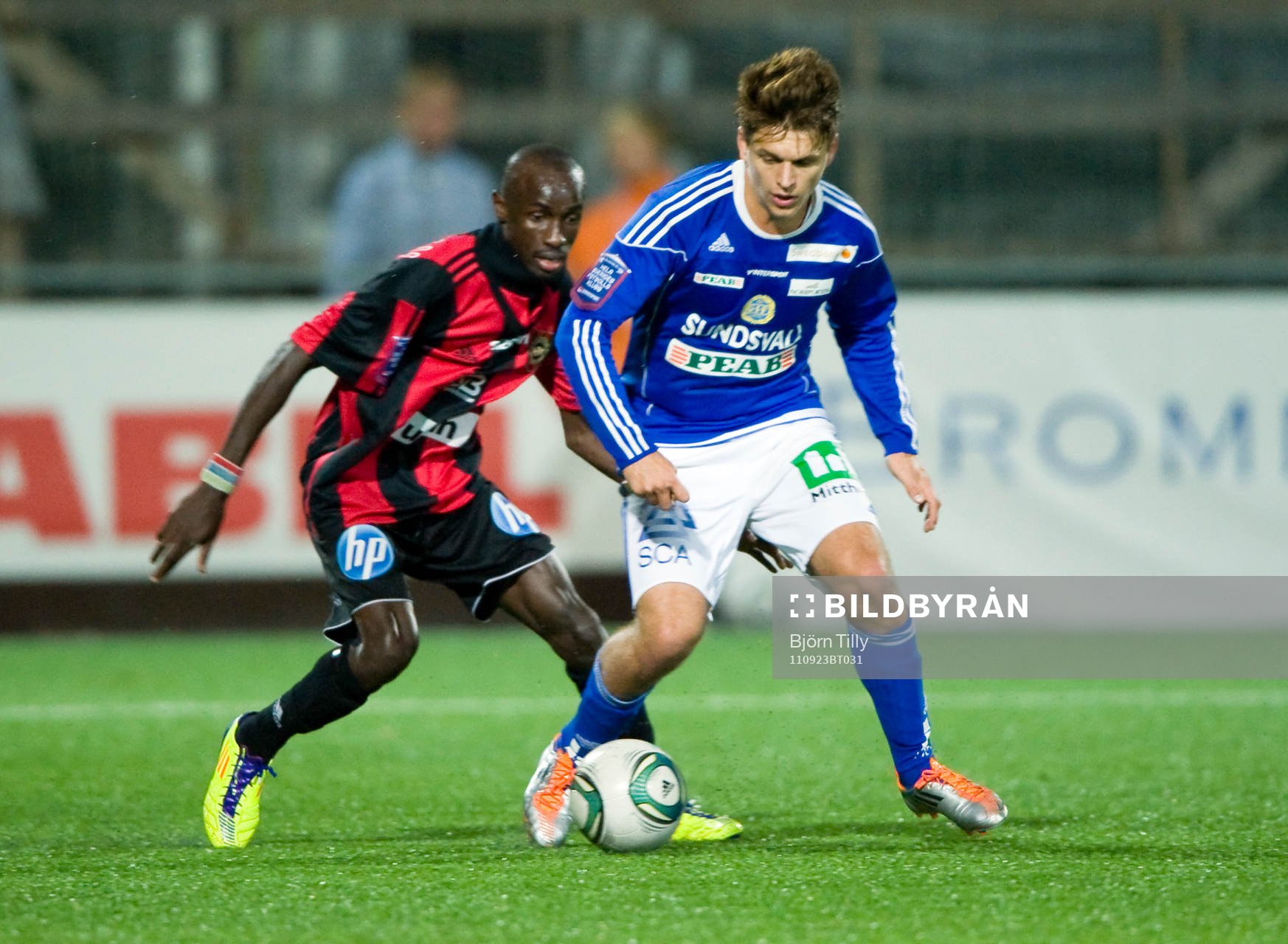 Aziz Corr Nyang, Brommapojkarna och Fredrik Holster, Sundsvall.