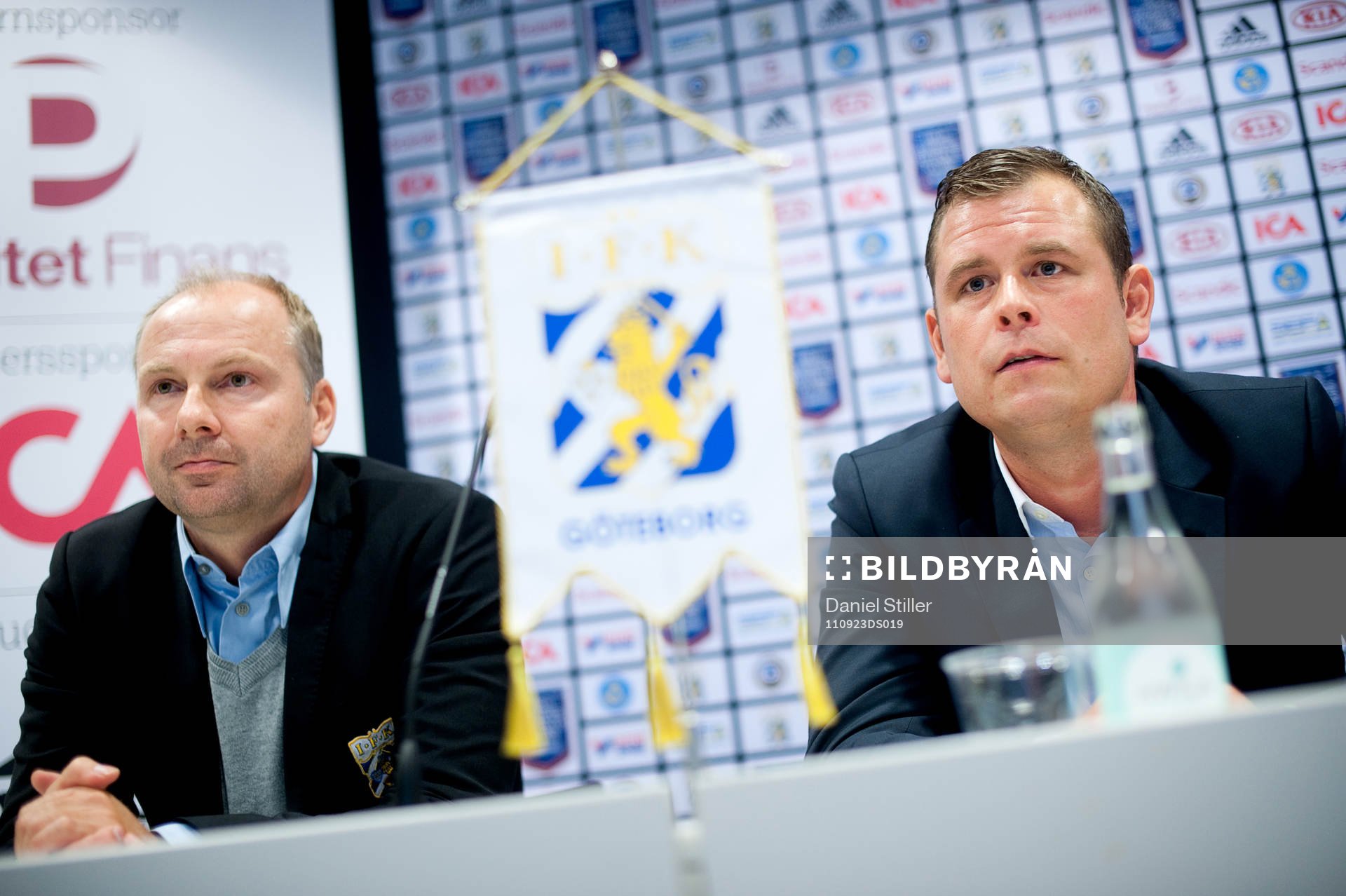 Håkan Mild, sportchef, Mikael Stahre, tränare