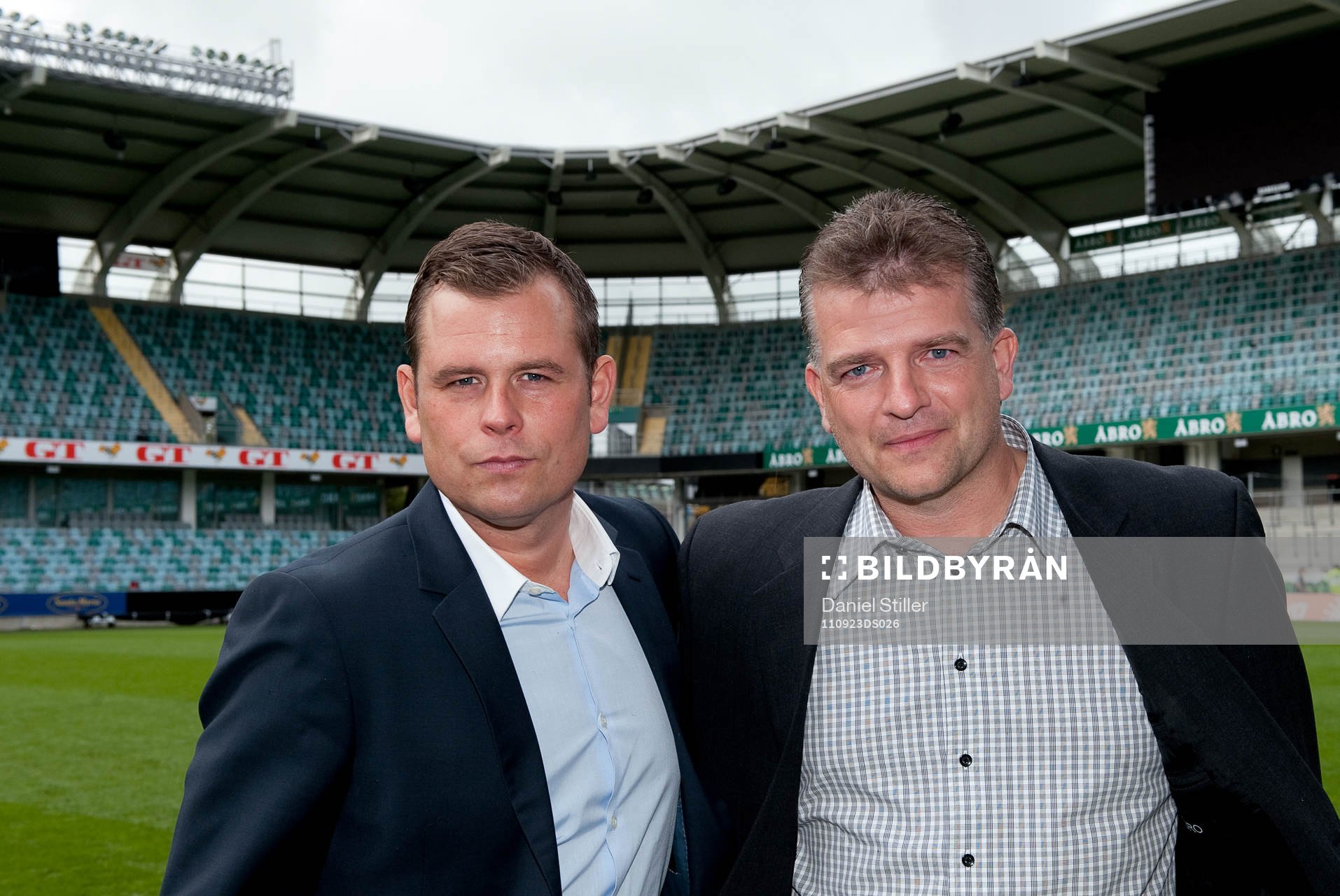 Mikael Stahre, ny tränare och Magnus Edlund, ny