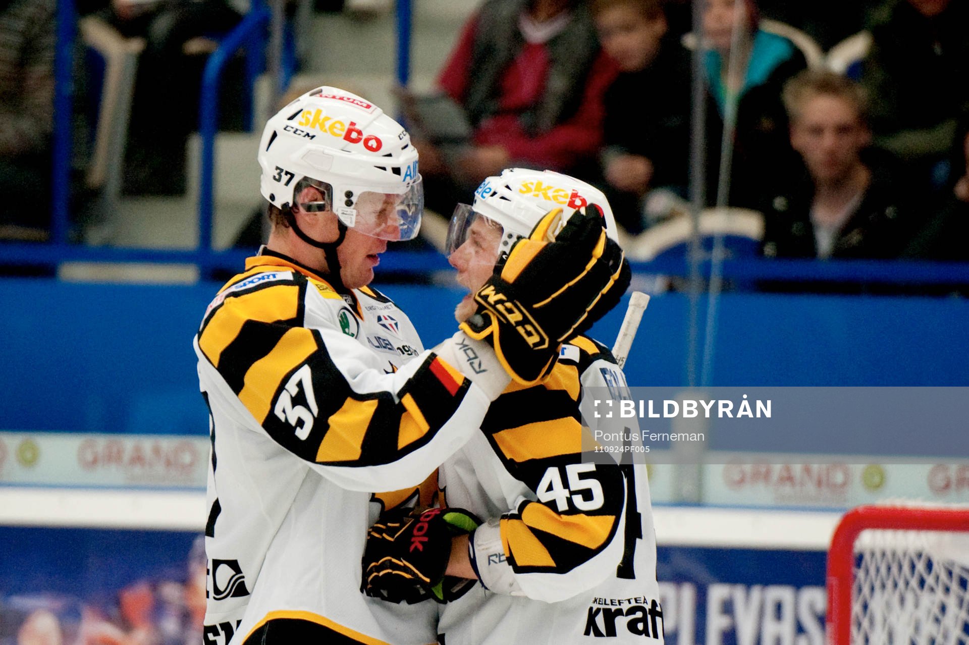 Lee Goren, Oscar Möller, Skellefteå, jubel