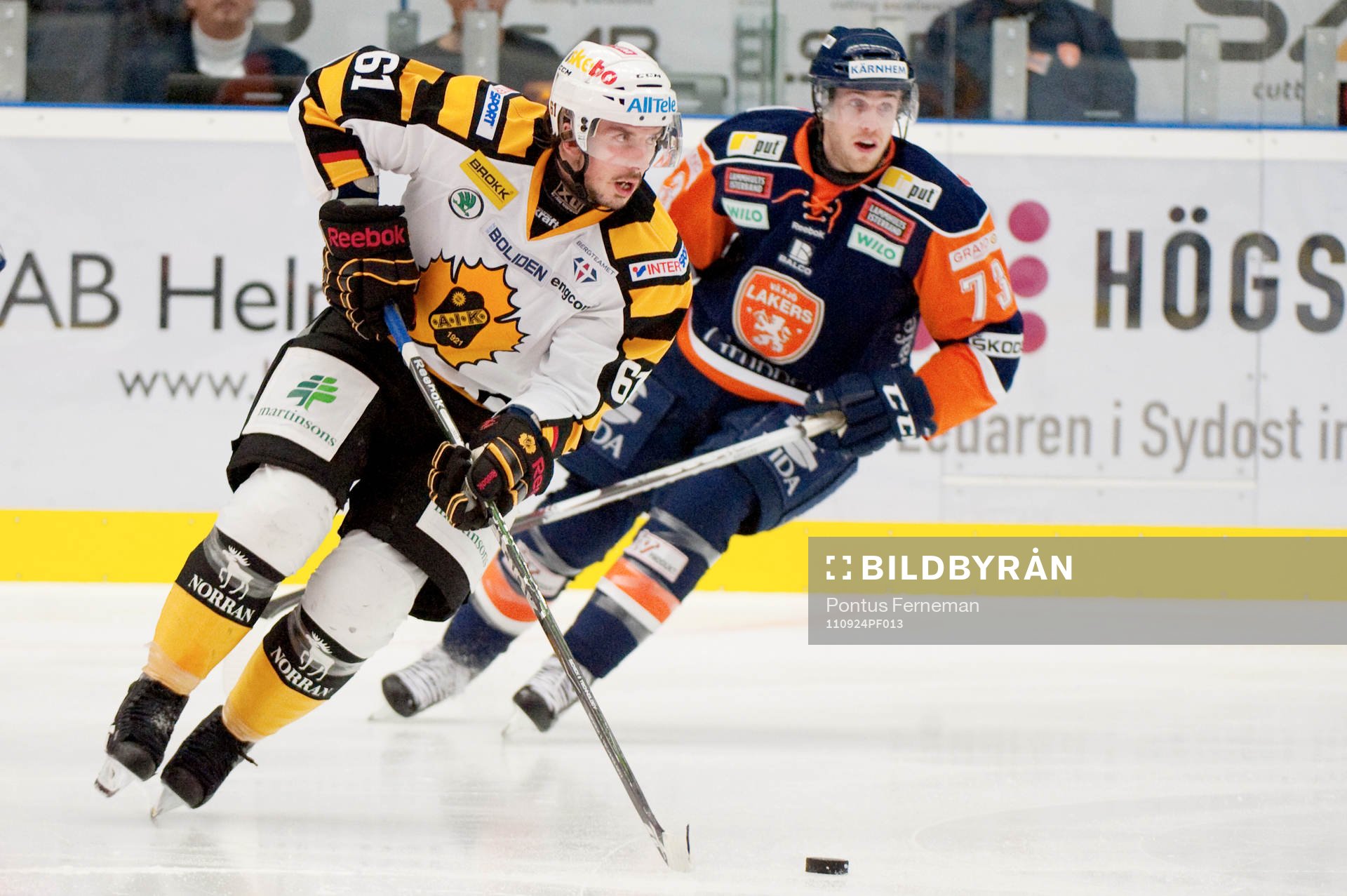 Fredrik Lindgren, Skellefteå, Mike Iggulden, Växjö