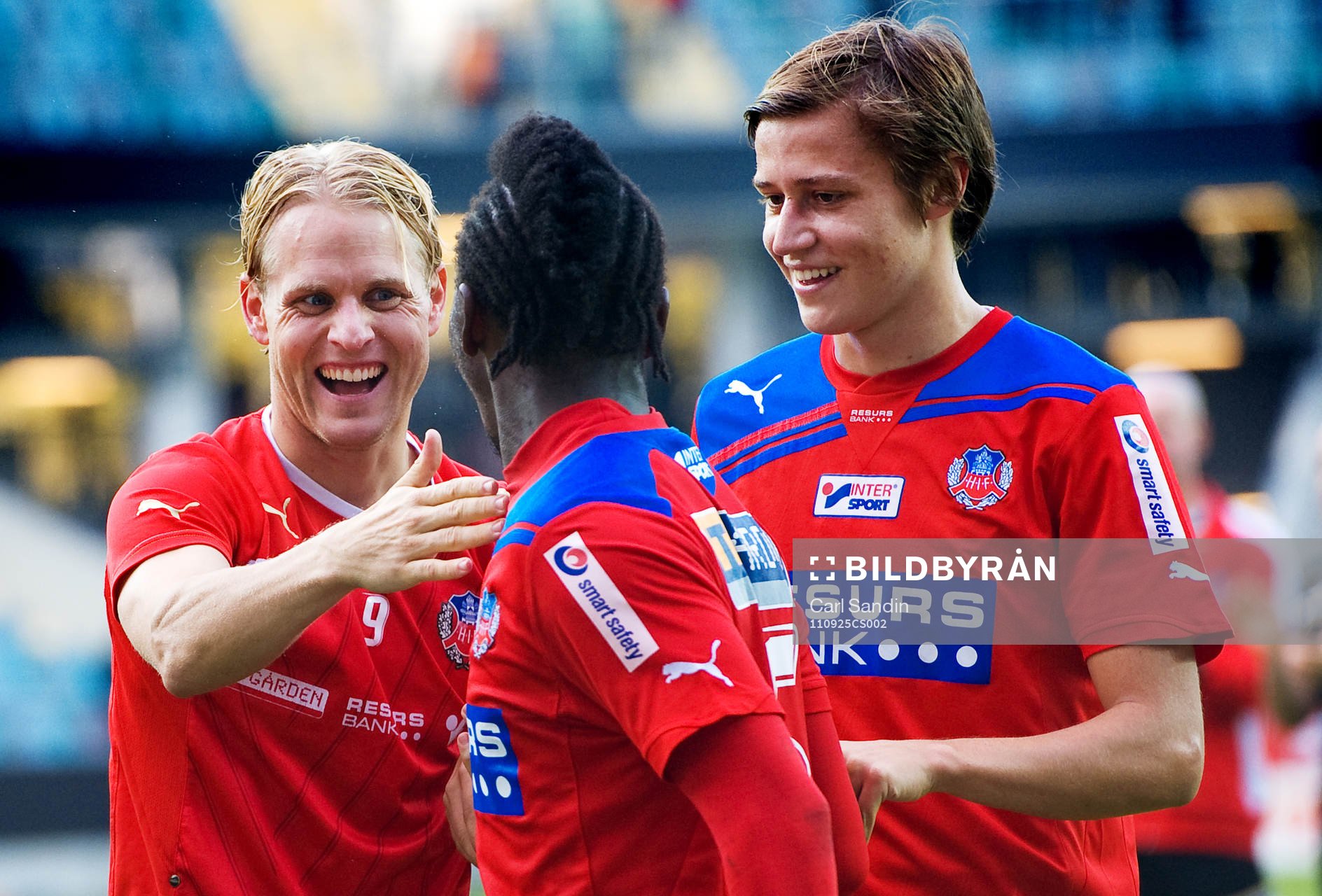 Erik Sundin, Simon Thern, Helsingborg, jubel