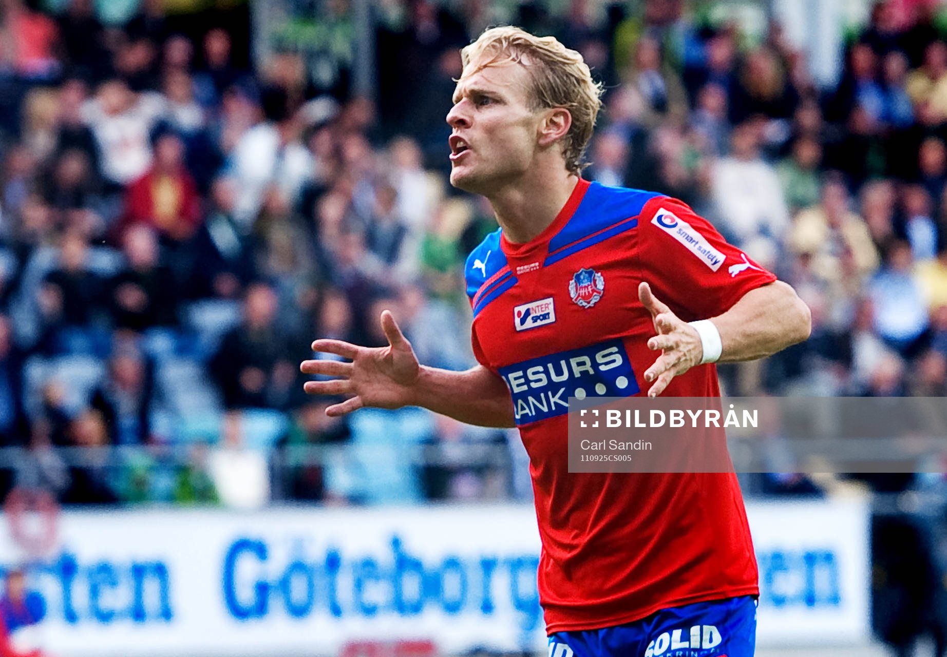 Erik Sundin, Helsingborg, jubel