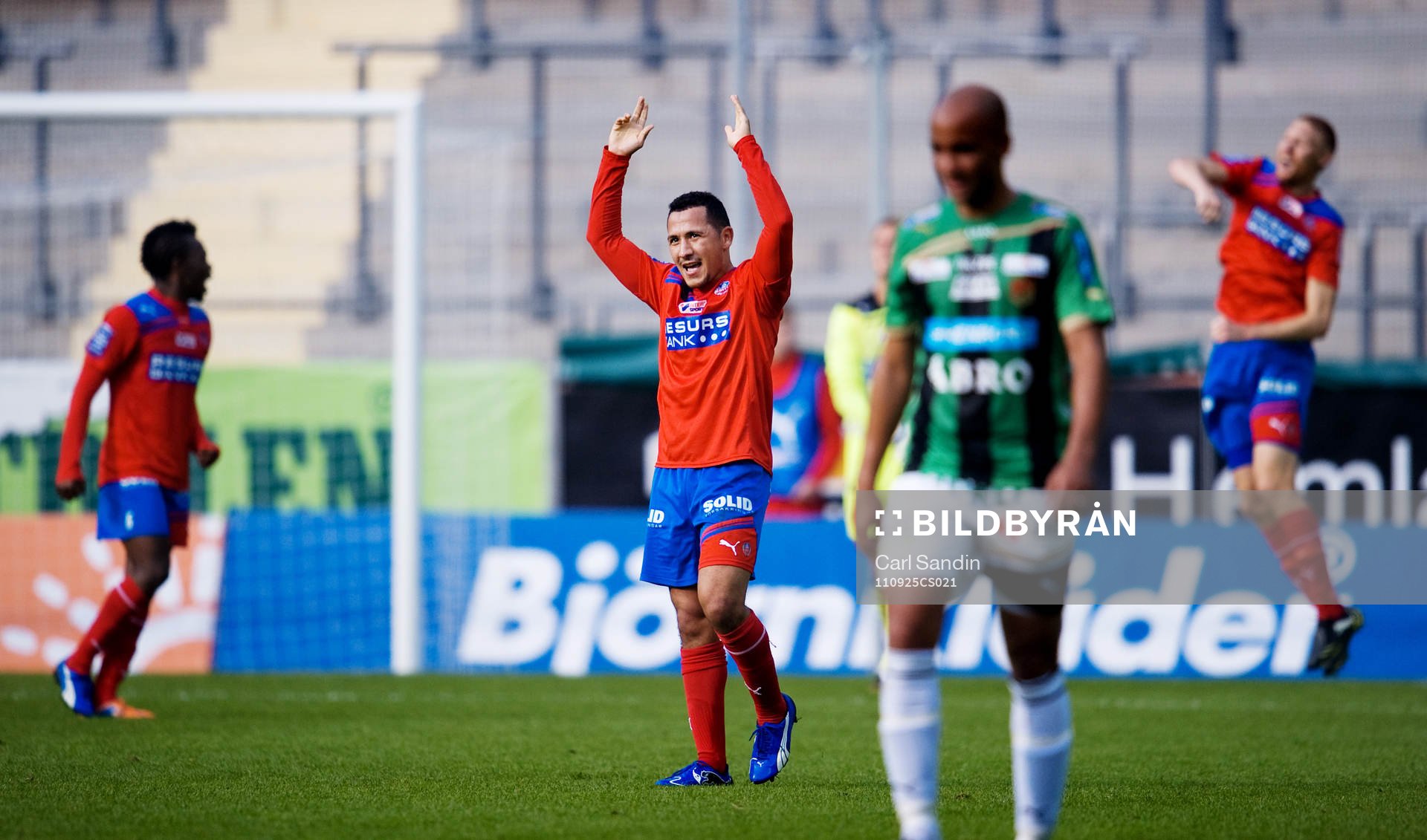 Rachid Bouaouzan, Helsingborg, jubel