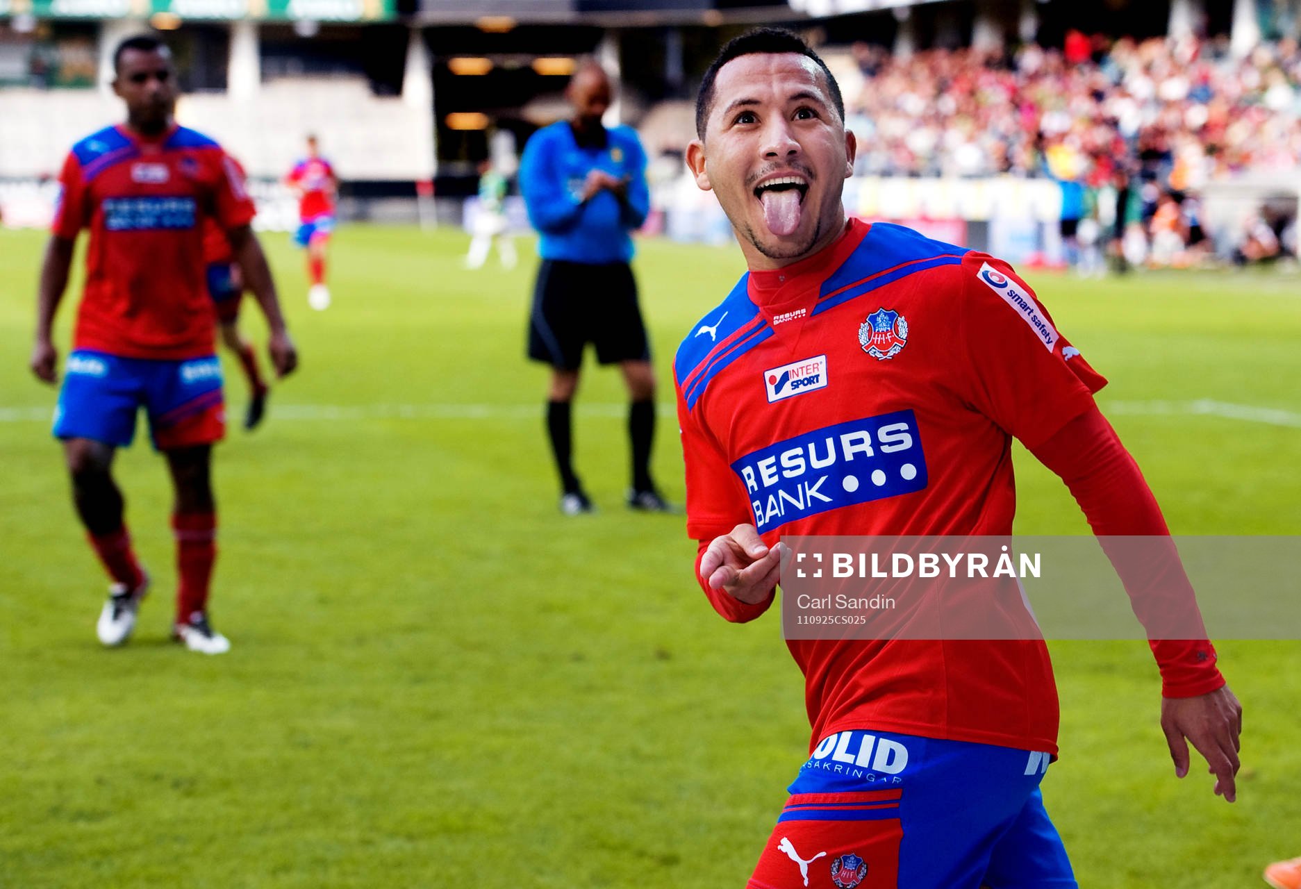 Rachid Bouaouzan, Helsingborg, jubel