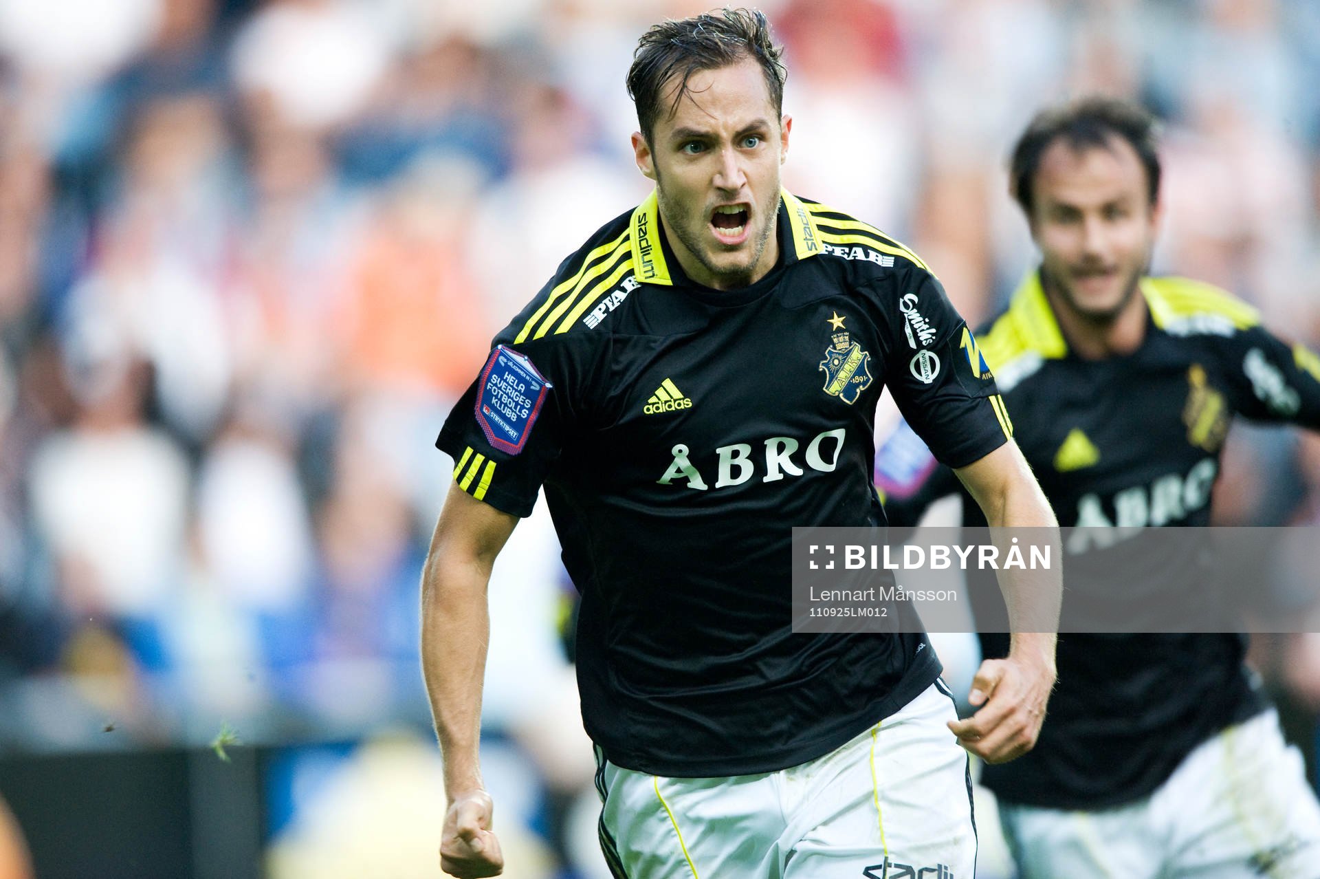 0-1 Niklas Backman, AIK, jubel