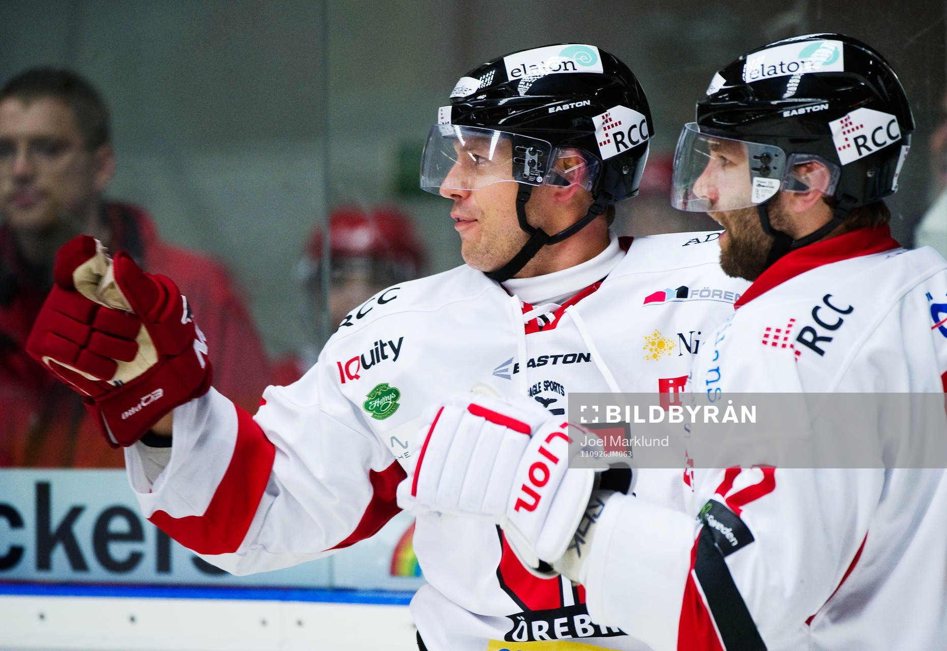 Jared Aulin och Emil Kåberg, Örebro, jubel