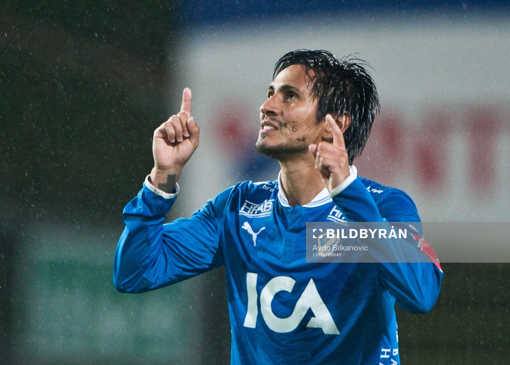 Antonio Rojas, jubel, tackar högre makter, Halmstad