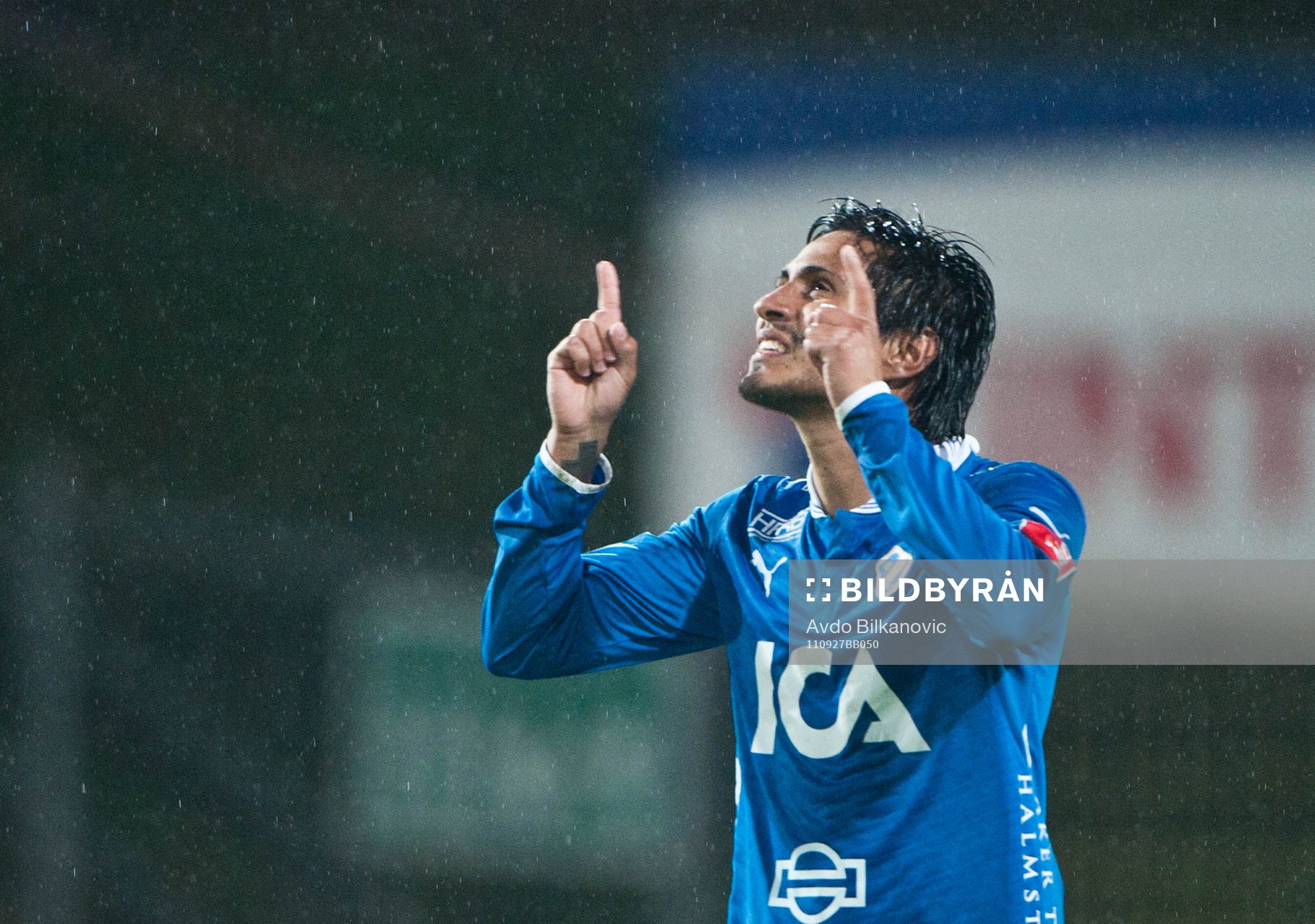 Antonio Rojas, jubel, tackar högre makter, Halmstad