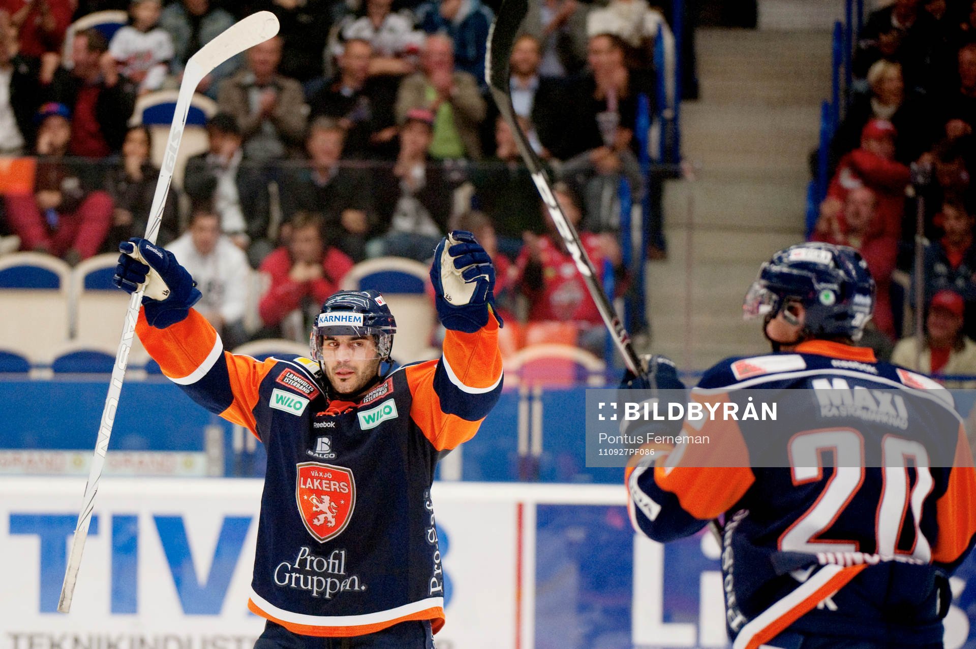 Josh Soares, Växjö, jubel