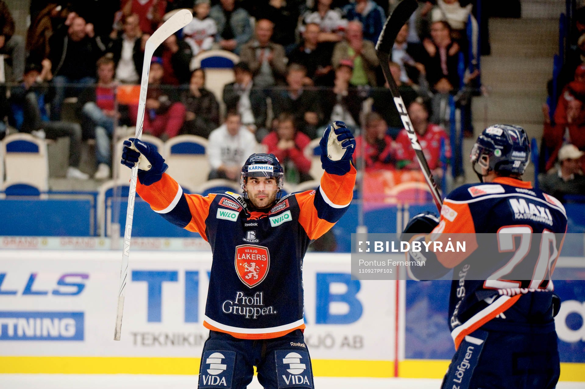 Josh Soares, Växjö, jubel