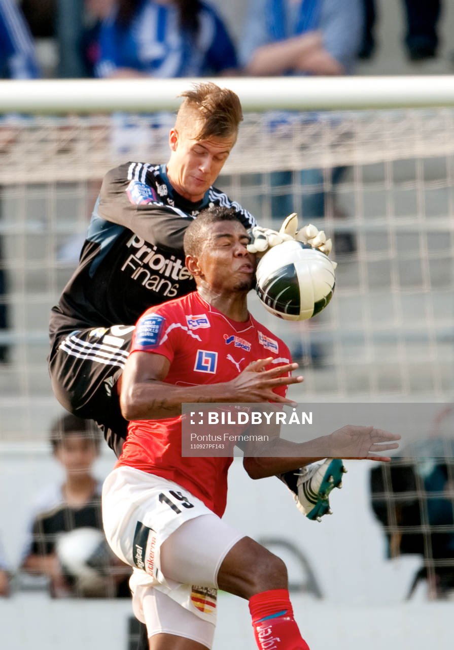 Erik Dahlin, målvakt, IFK Göteborg, Ricardo Santos, Kalmar