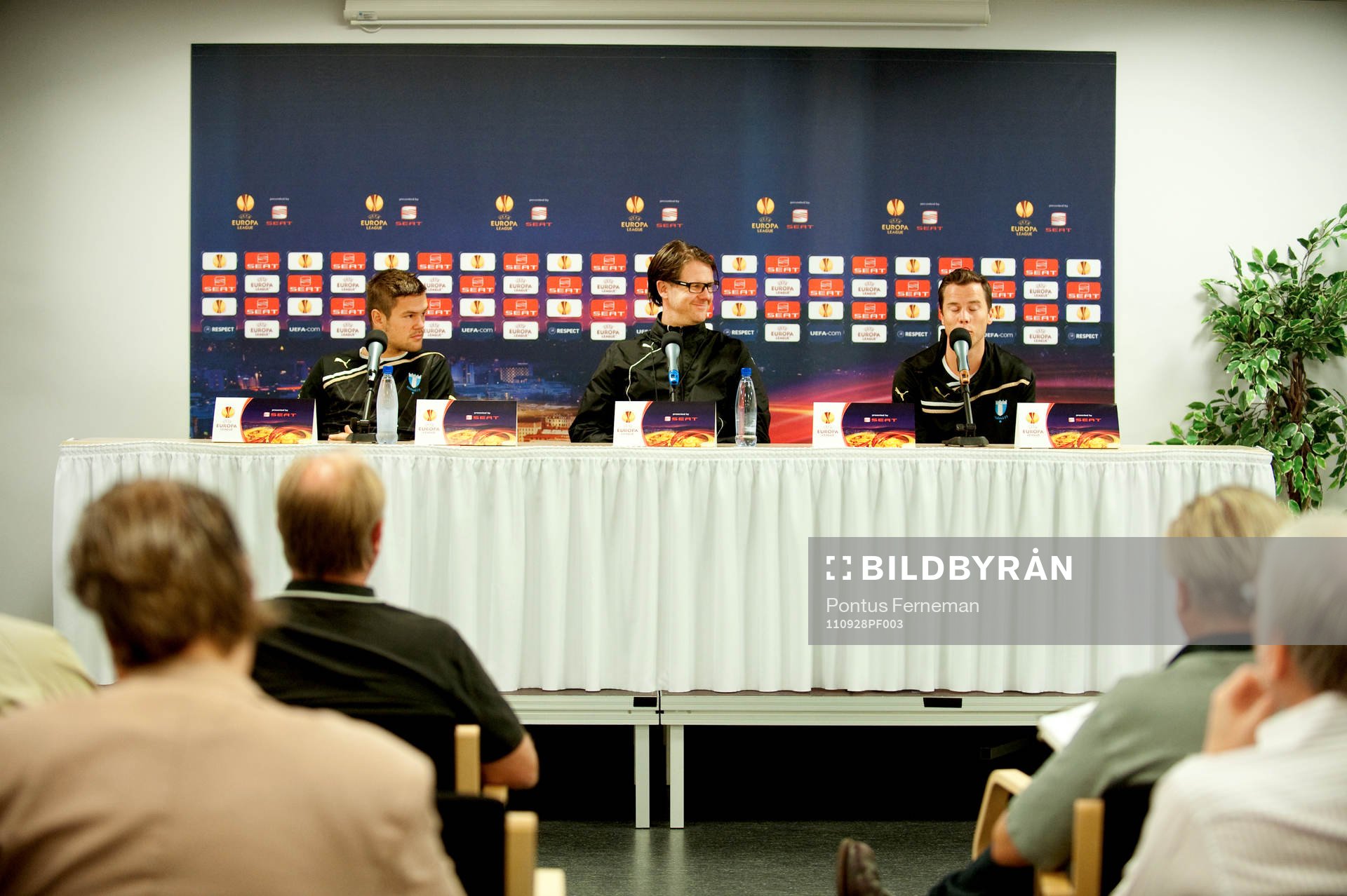 Ivo Pekalski, Rikard Norling, tränare och Daniel Andersson