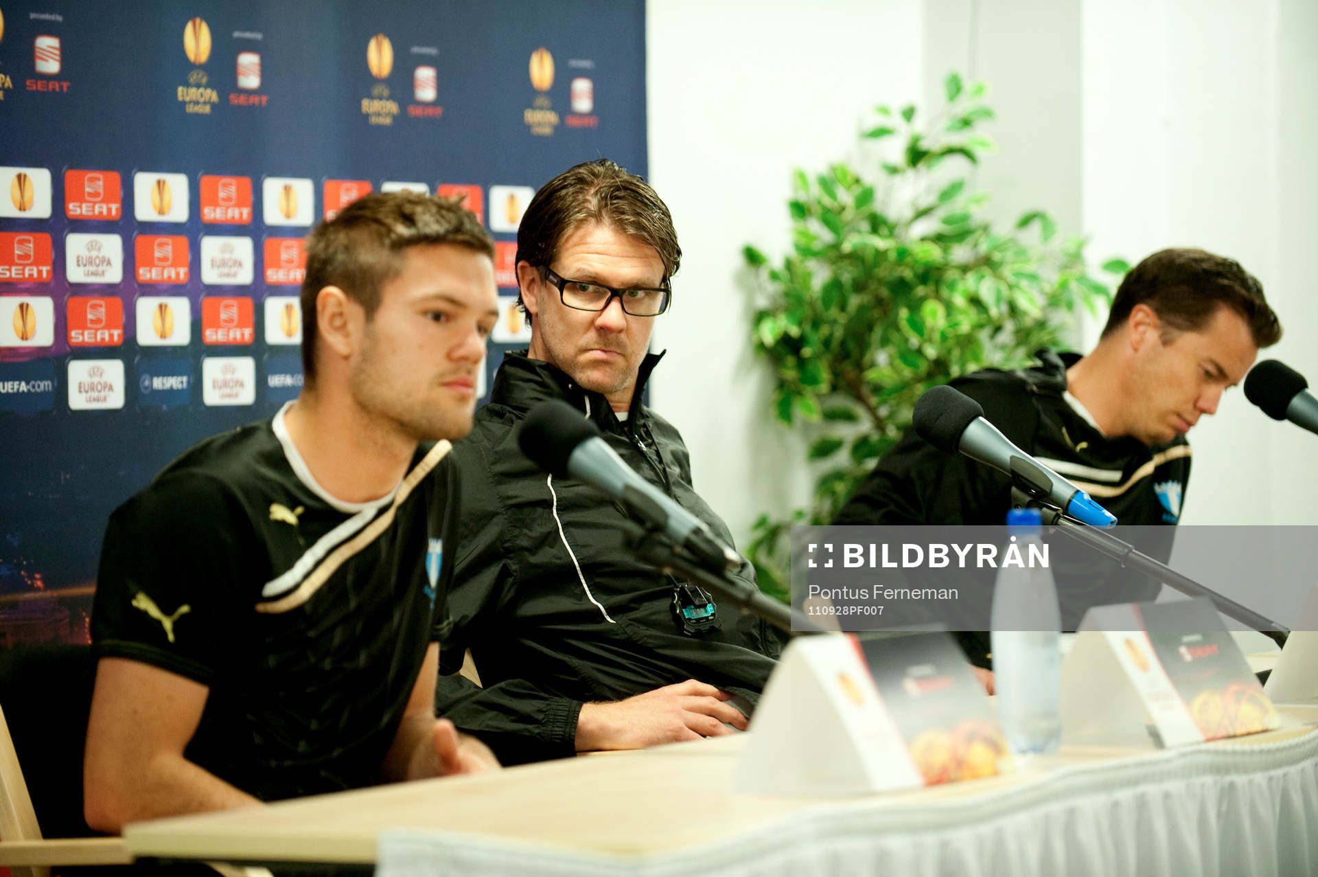 Ivo Pekalski, Rikard Norling, tränare och Daniel Andersson