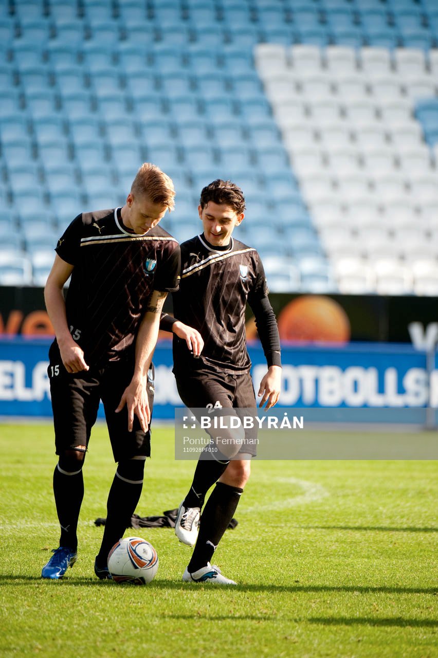 Pontus Jansson och Agon Mehmeti