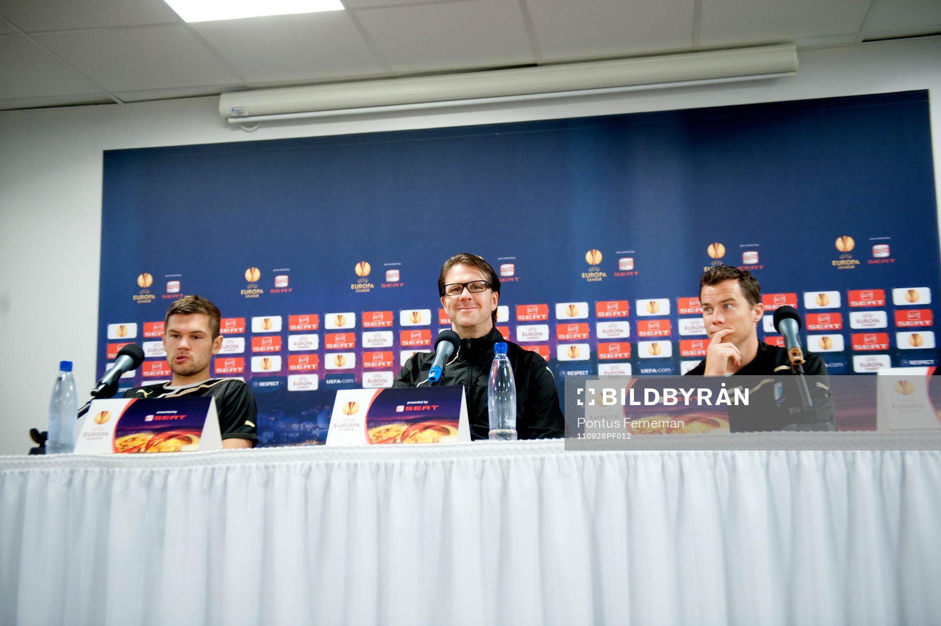Ivo Pekalski, Rikard Norling, tränare och Daniel Andersson