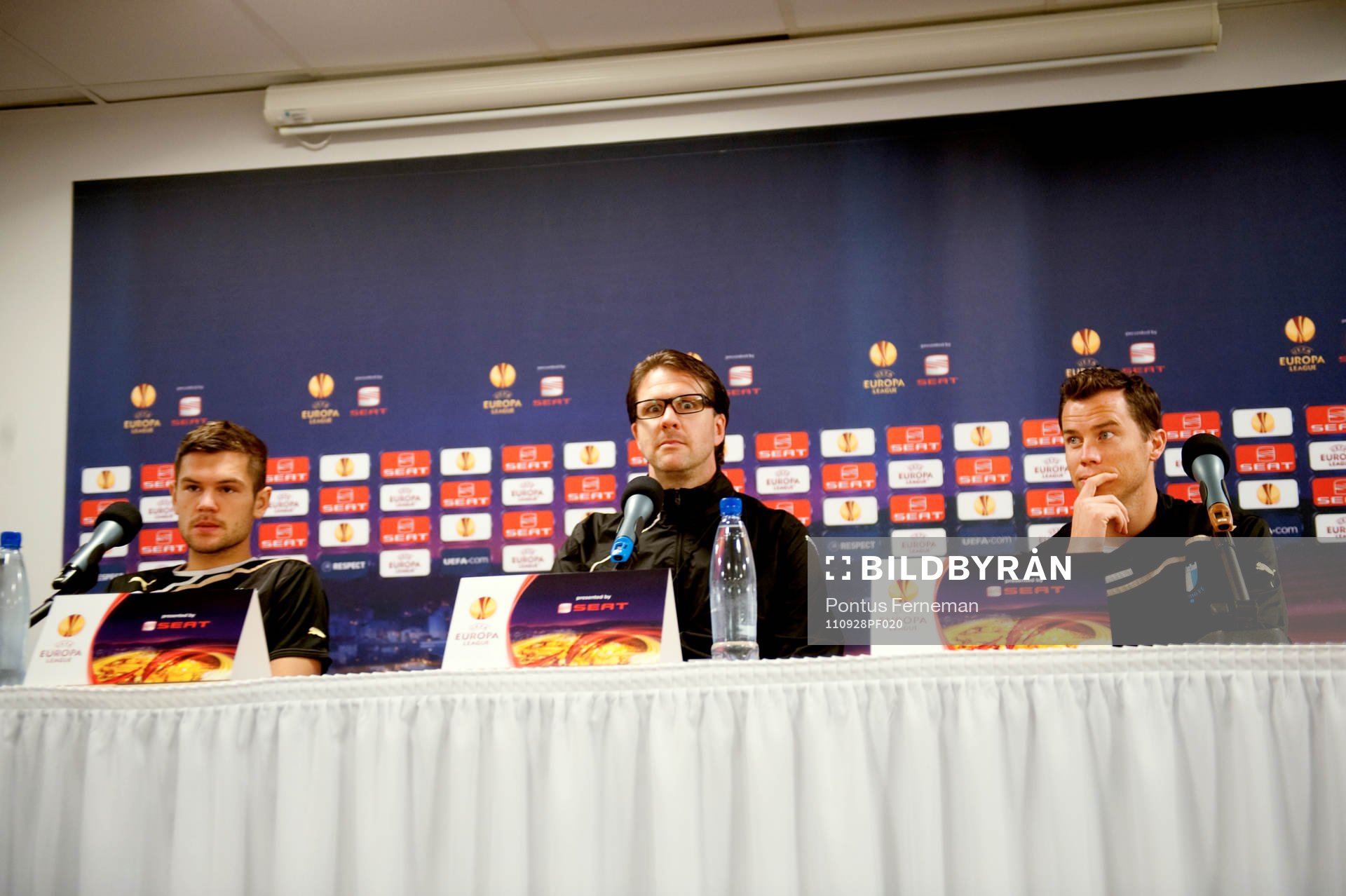 Ivo Pekalski, Rikard Norling, tränare och Daniel Andersson