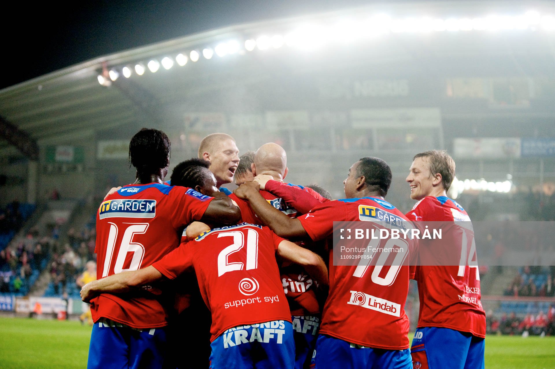 Helsingborg, jubel, 1-0