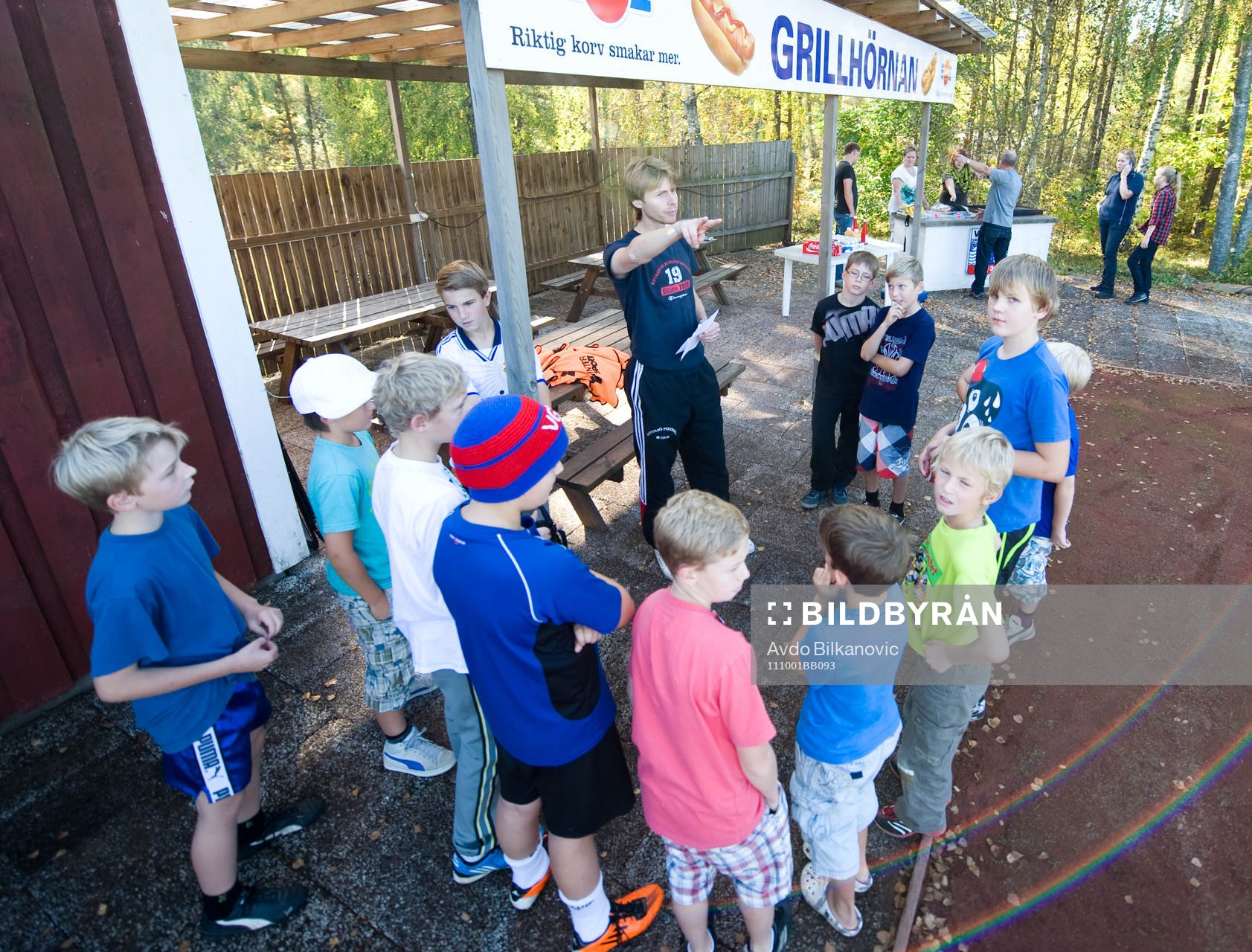    Genomgång för bollkallar, bollkalle, instruktion.
