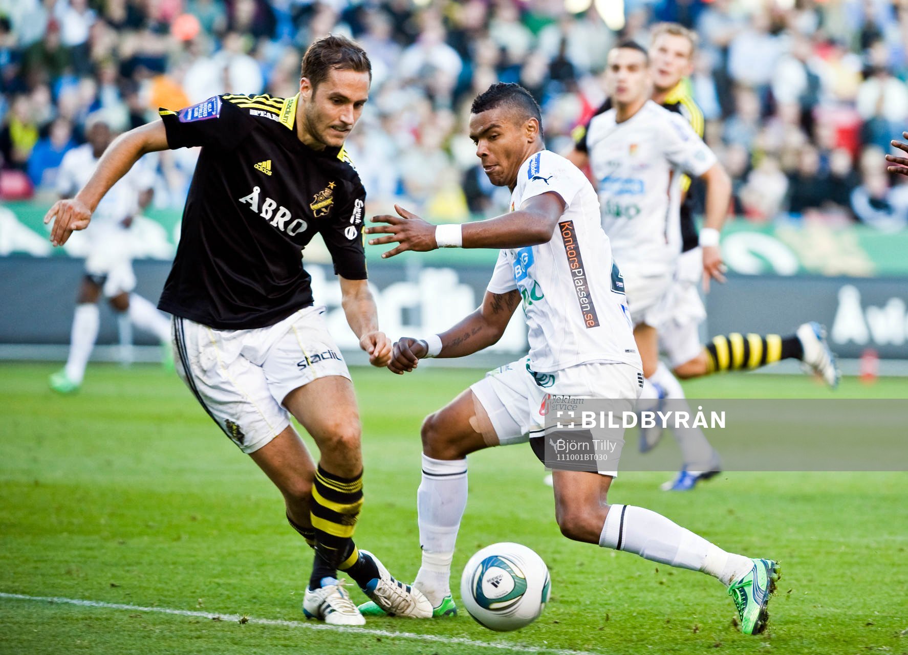 Niklas Backman, AIK och Wanderson do Carmo, GAIS