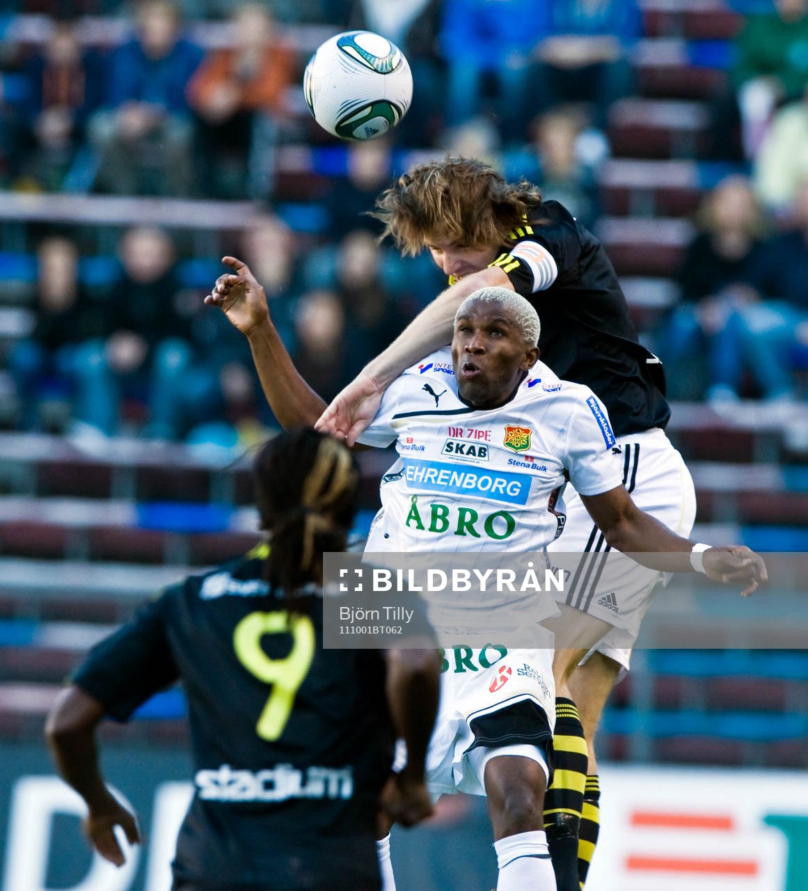 Nils-Eric Johansson, AIK och Eric Magloire Bassombeng, GAIS