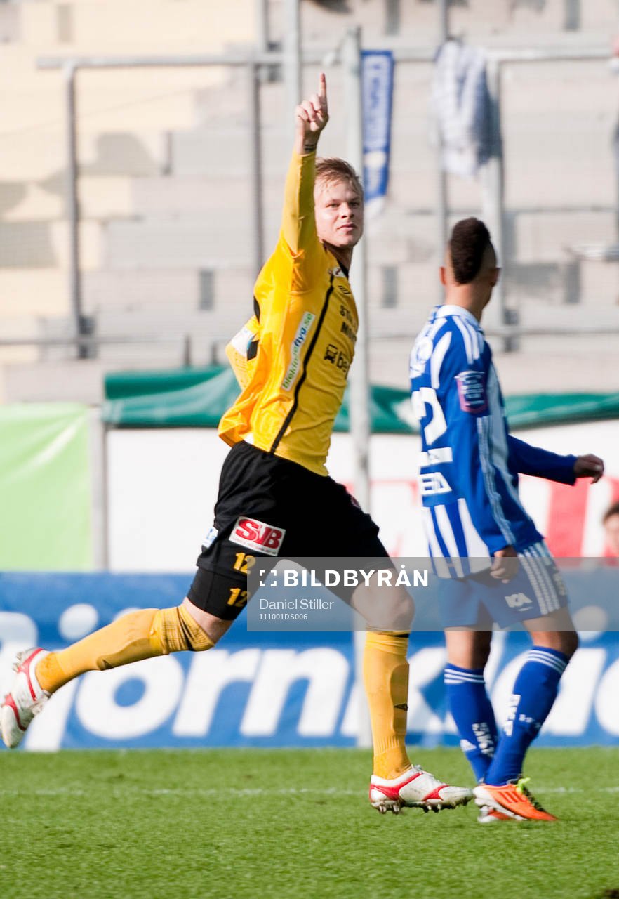 David Löfquist, Mjällby, jubel