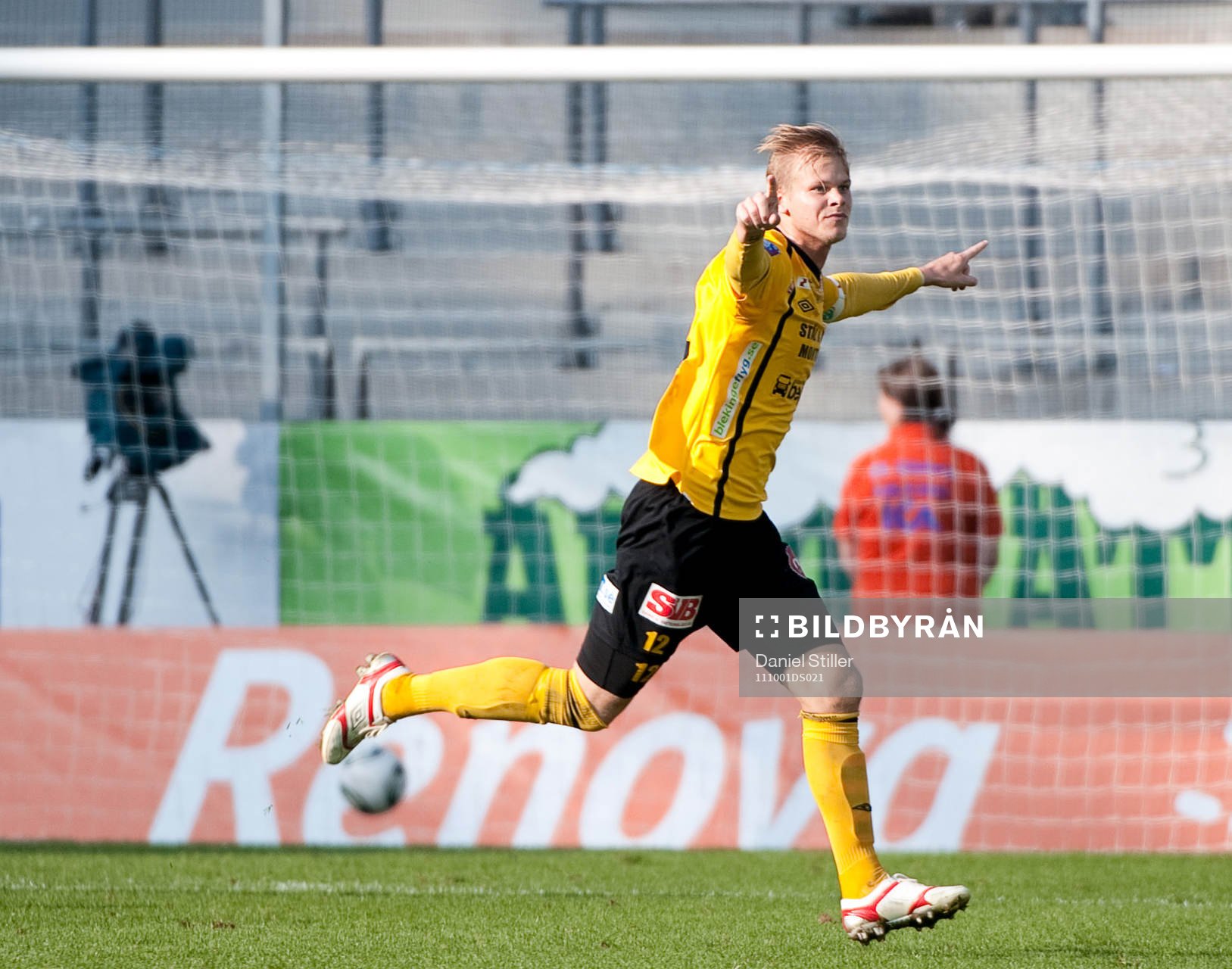 David Löfquist, Mjällby, jubel