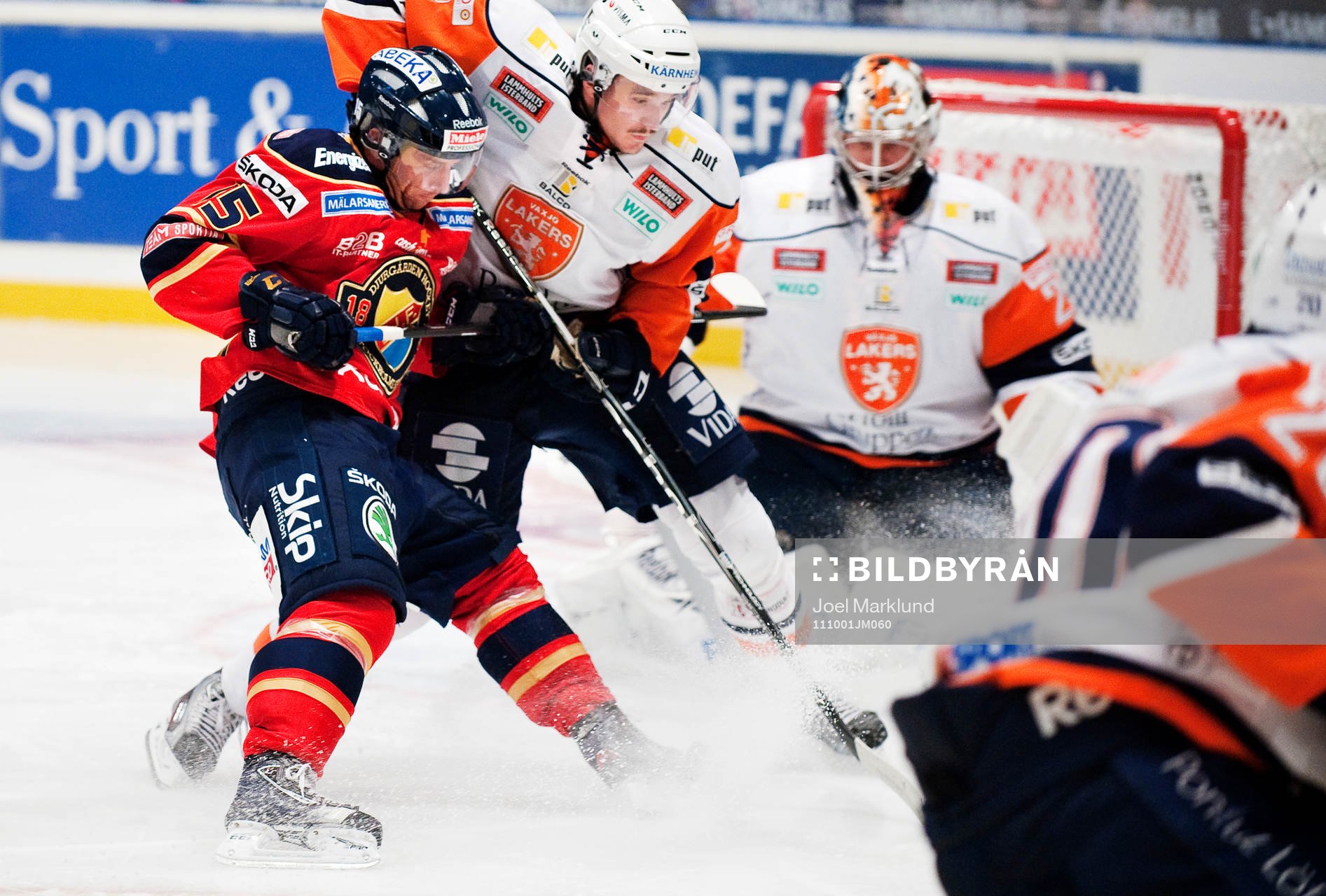 Mattias Carlsson, Djurgården, oroar framför mål